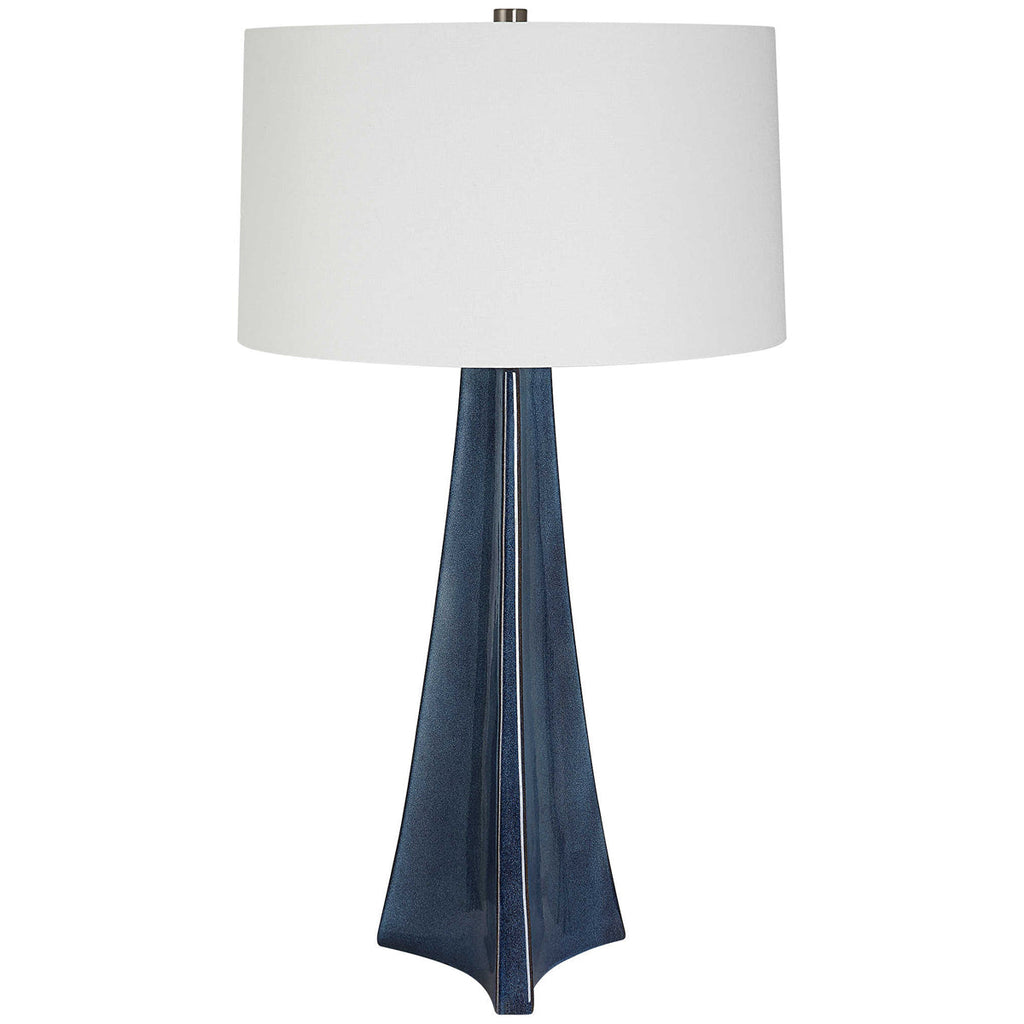Lampe de table en céramique festonnée Uttermost Teramo