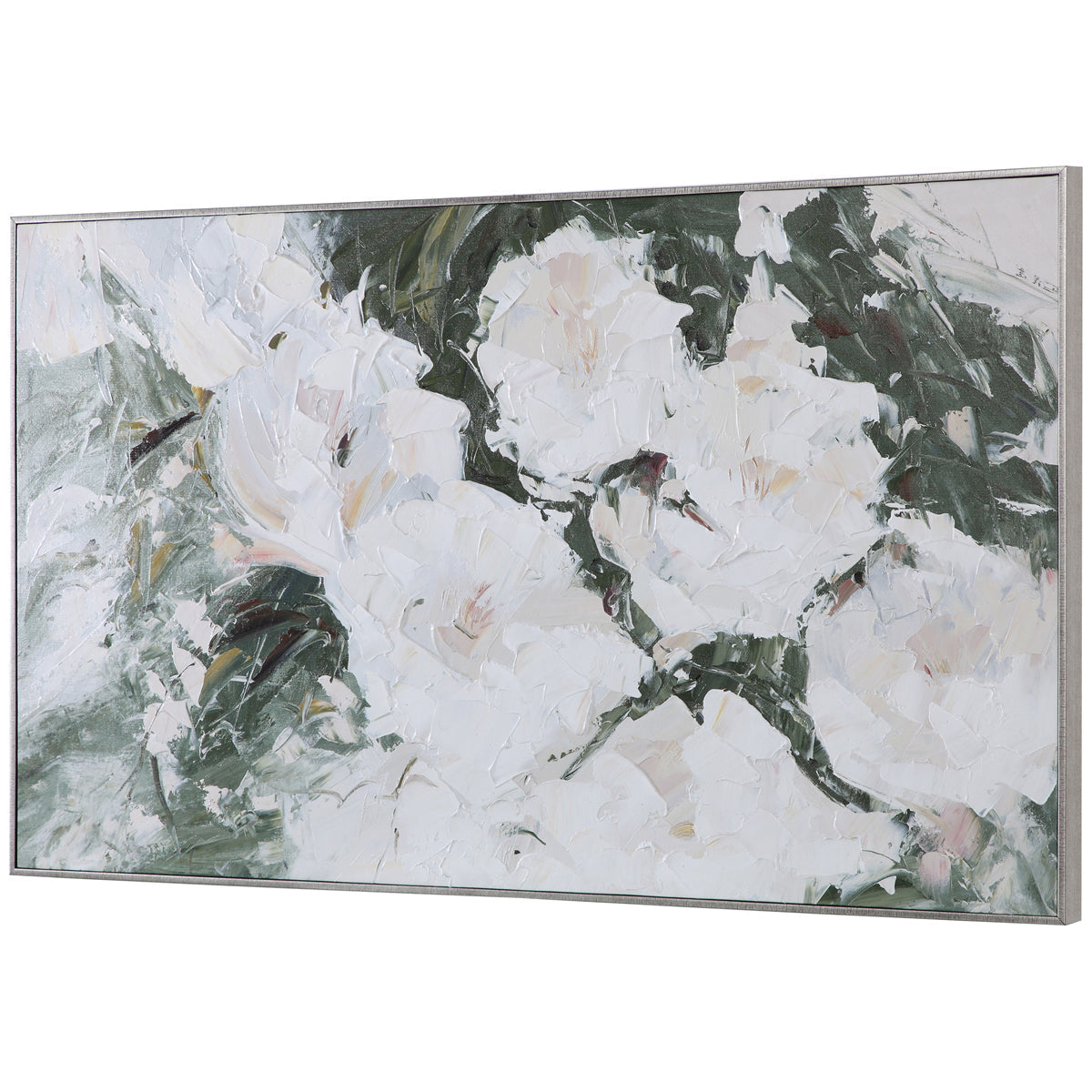 Magnolias Sweetbay d'Uttermost, œuvres d'art peintes à la main