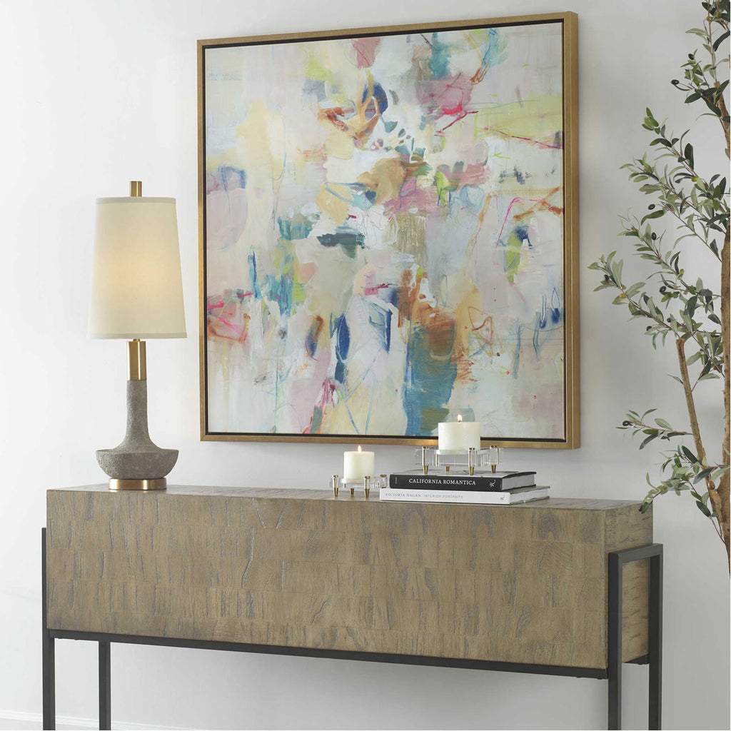 Art abstrait encadré « Uttermost Party Time »
