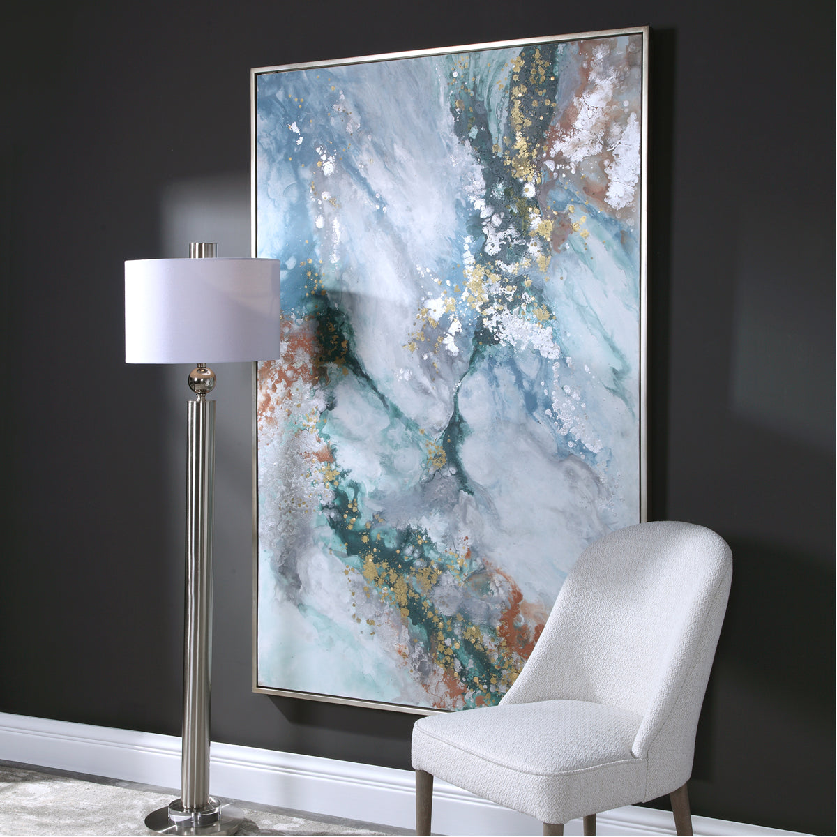 Art abstrait de la main de mercure ultime