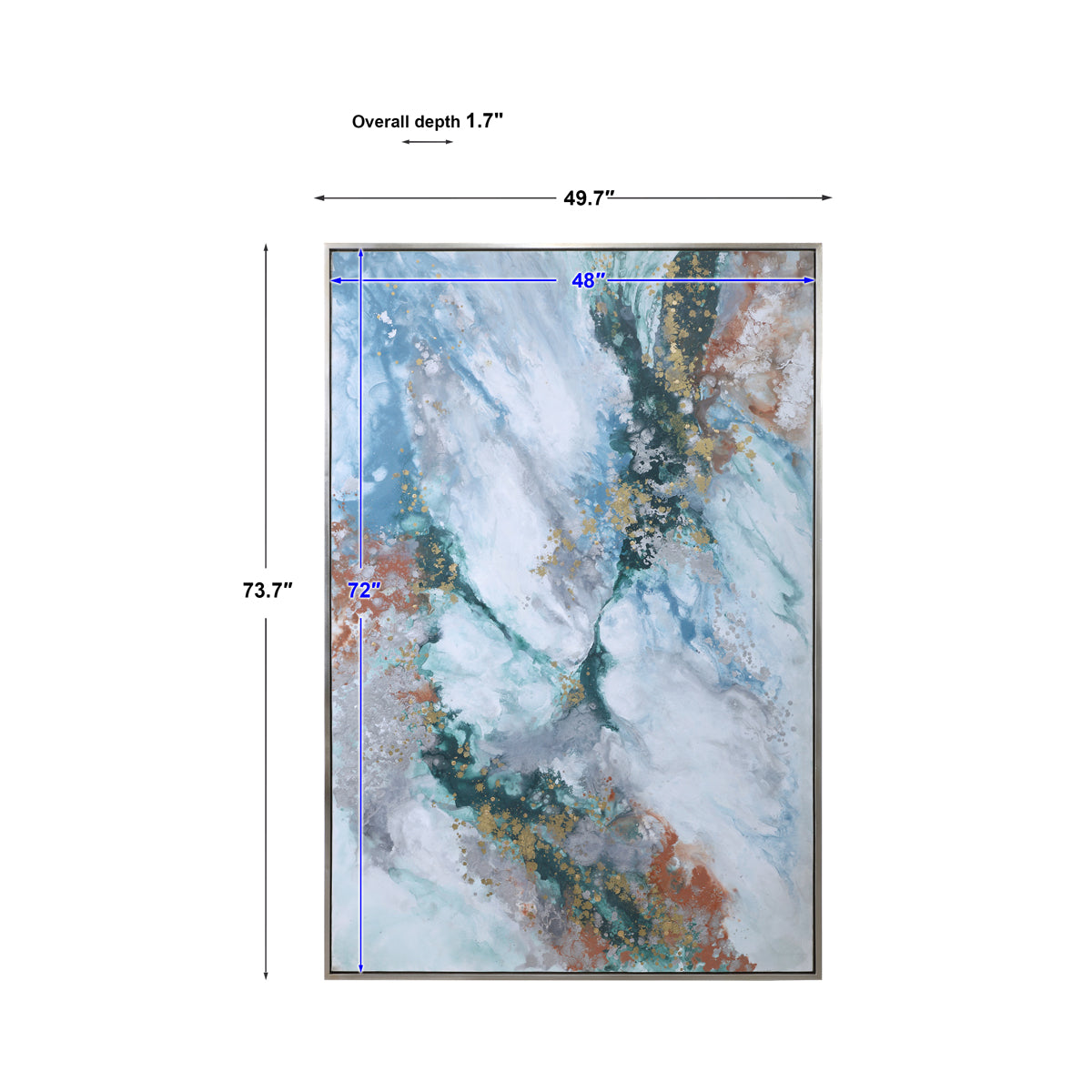 Art abstrait de la main de mercure ultime