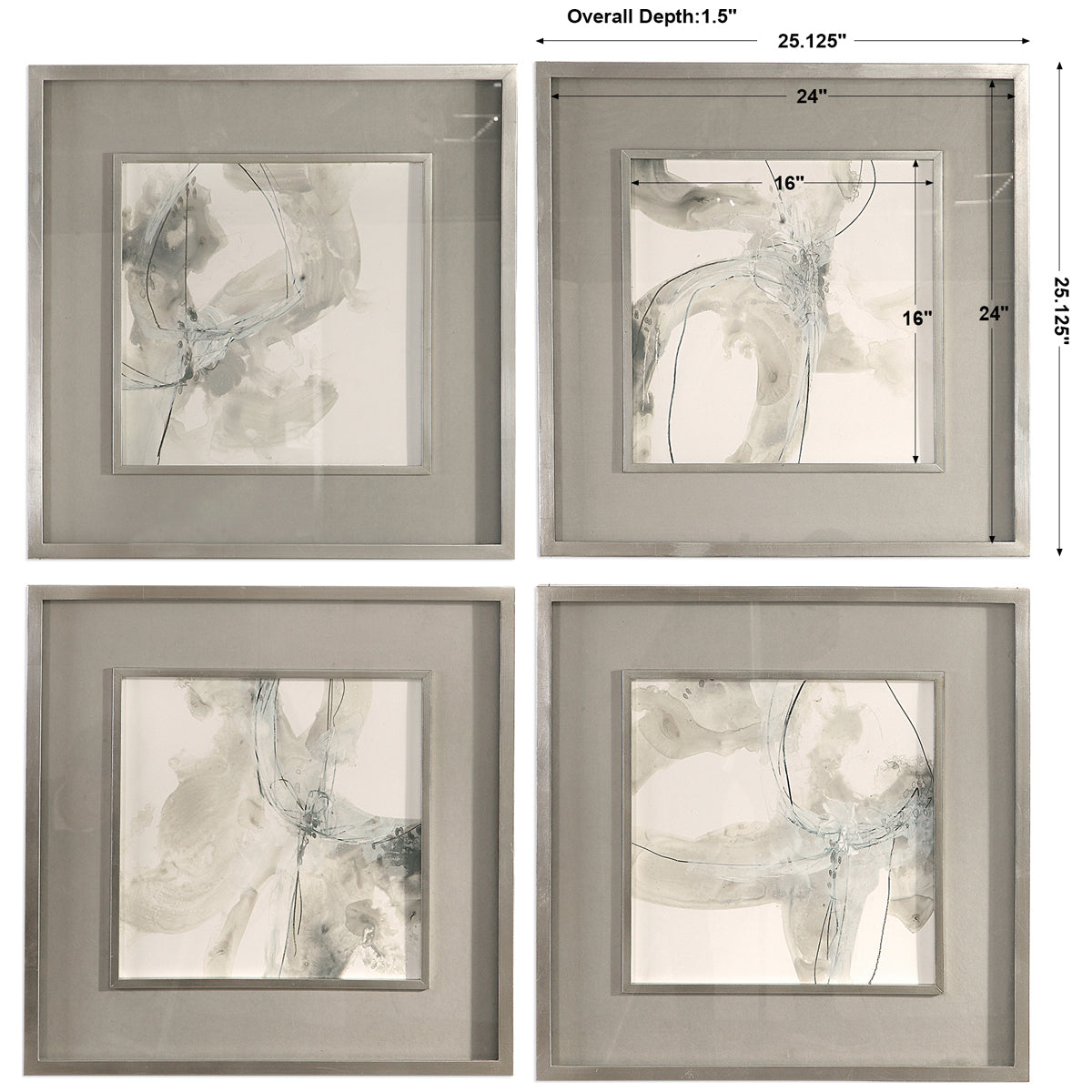 Art abstrait de la divination ultime, lot de 4