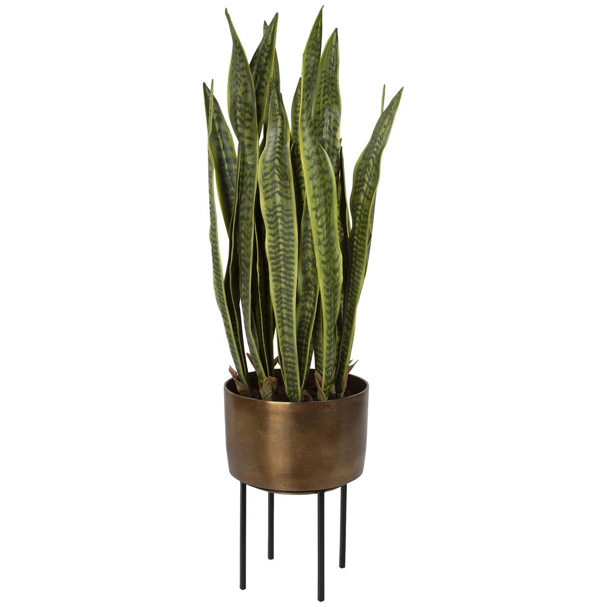 Jardinière en laiton Uttermost Fasita, 2 cartons