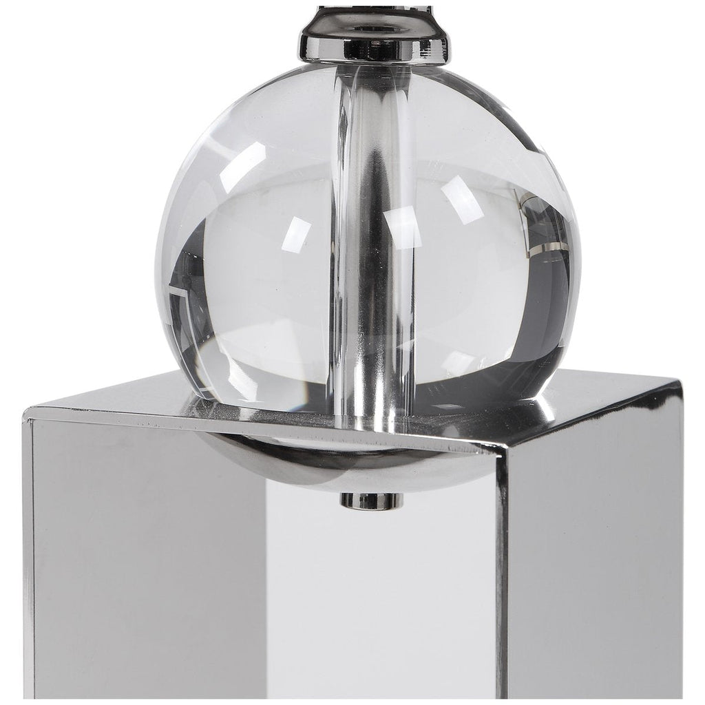 Bougeoirs en nickel Uttermost Lucian, lot de 2 pièces