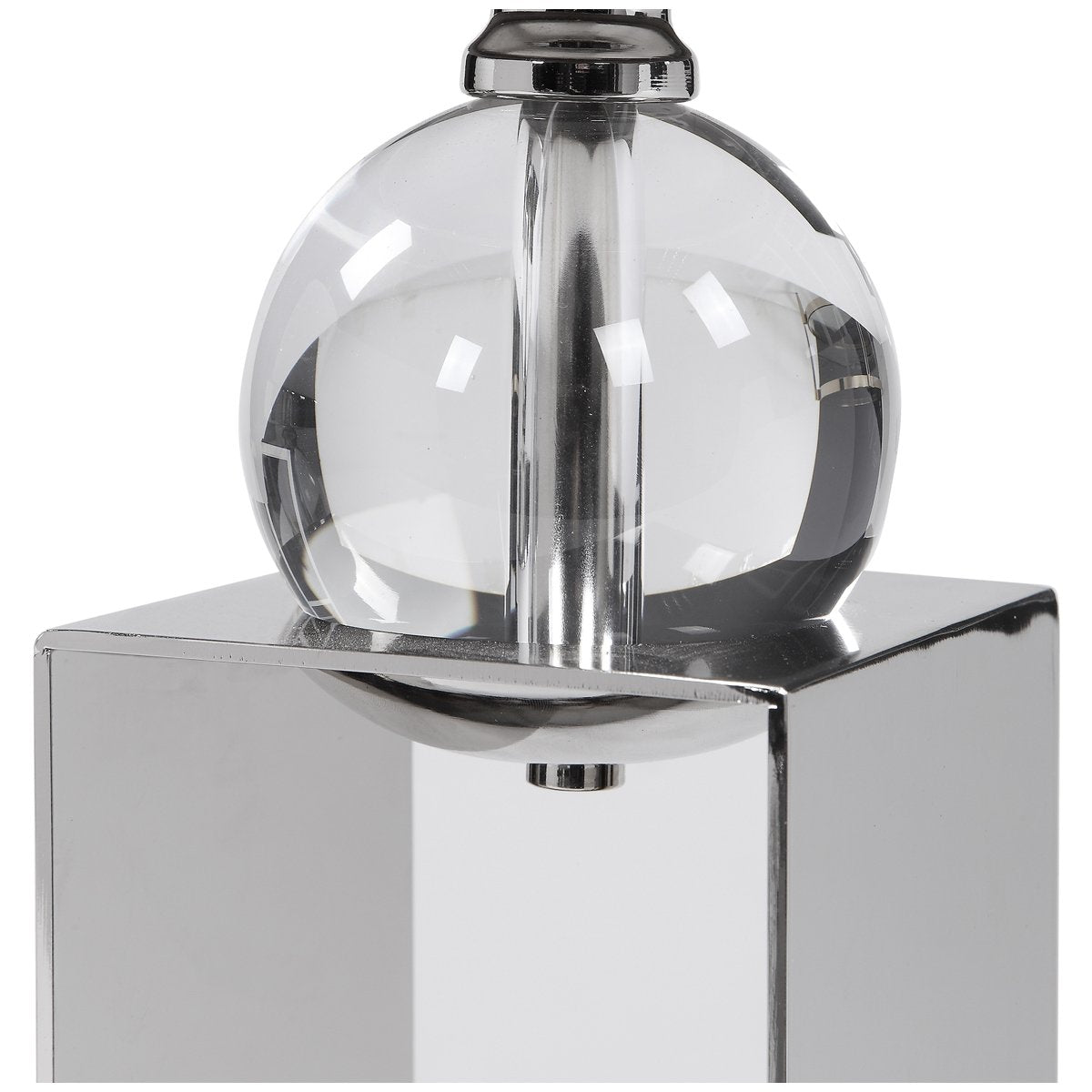 Bougeoirs en nickel Uttermost Lucian, lot de 2 pièces