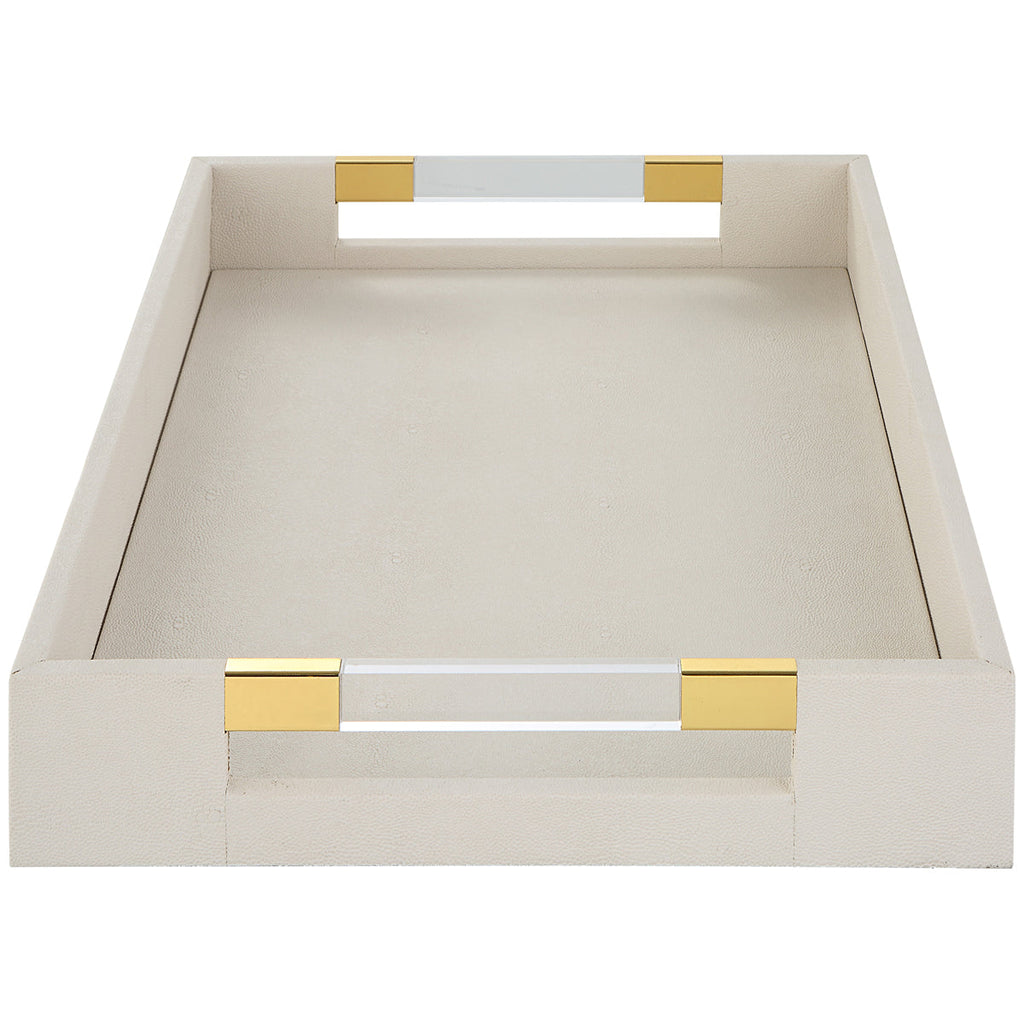 Plateau galuchat blanc Uttermost Wessex