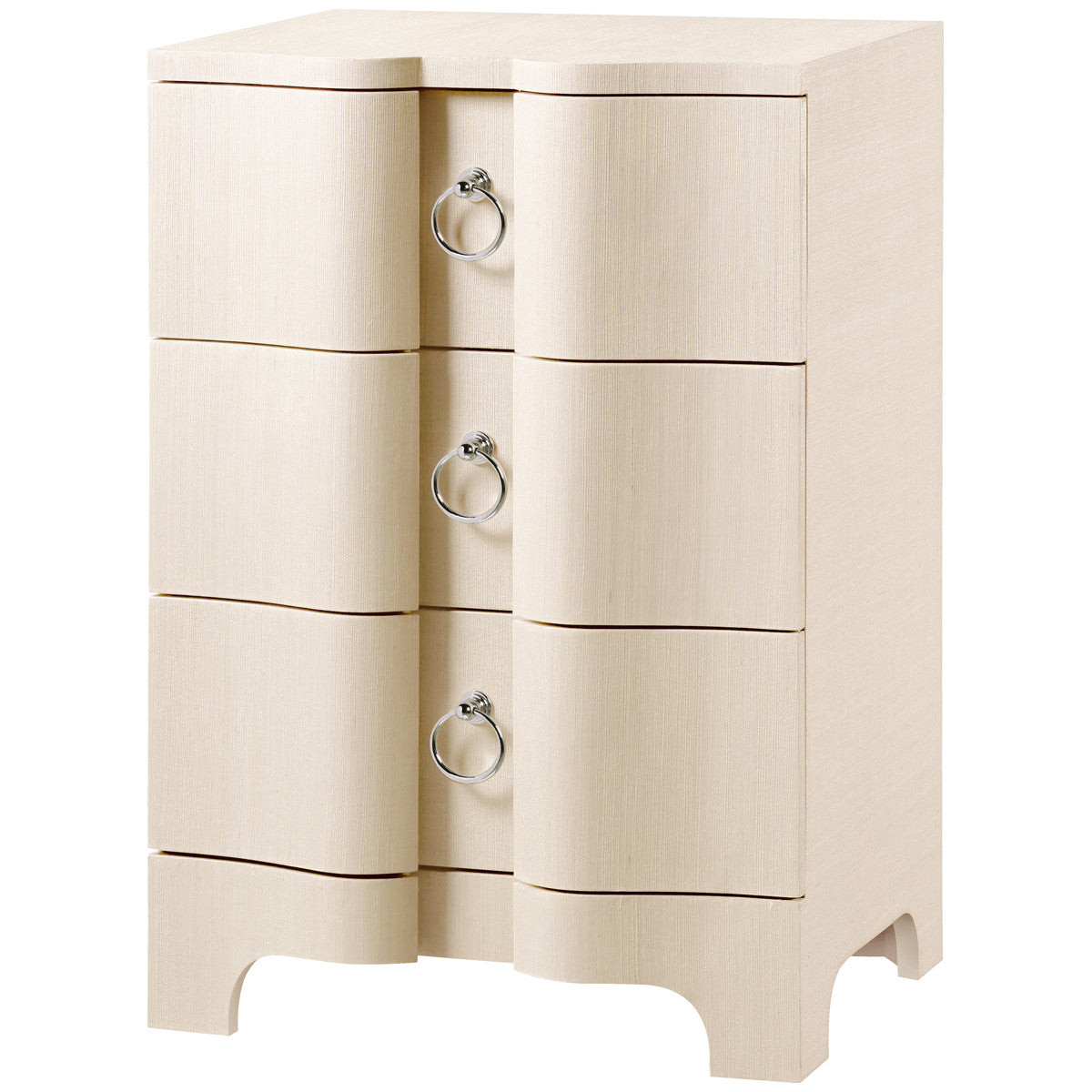 Table d'appoint 3 tiroirs Bardot de Villa &amp; House, couleur naturelle