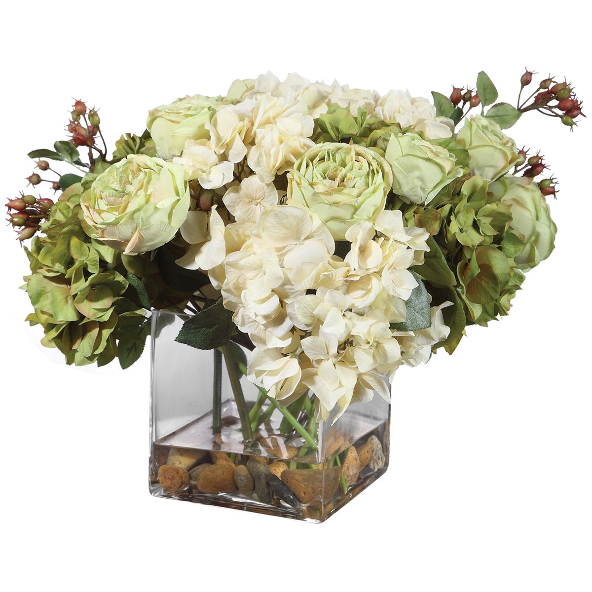 Bouquet d'hortensias Cécile le plus raffiné