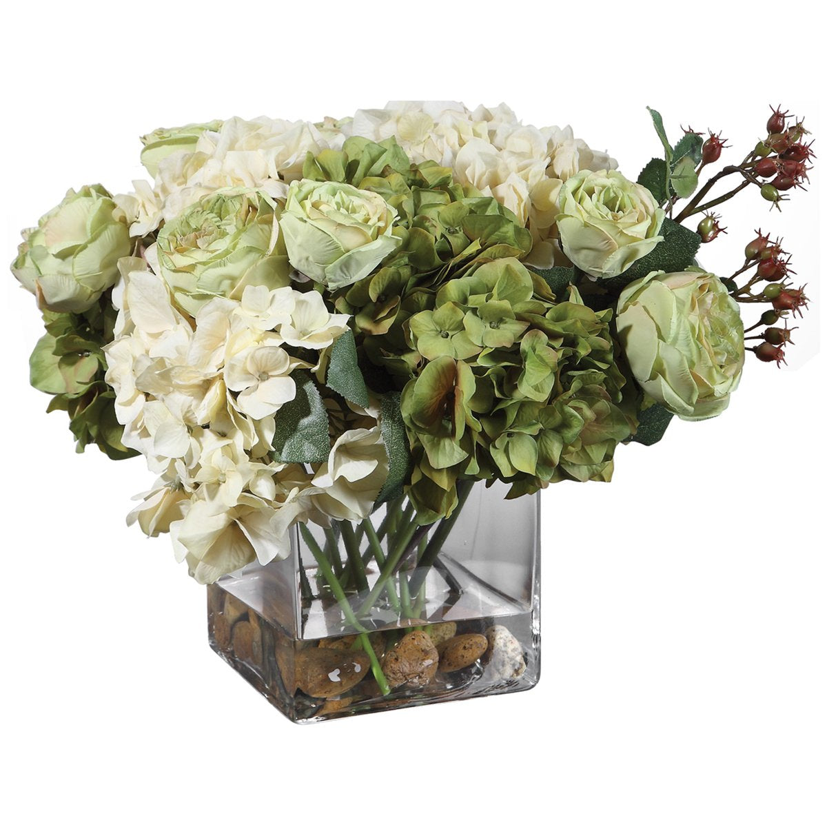 Bouquet d'hortensias Cécile le plus raffiné