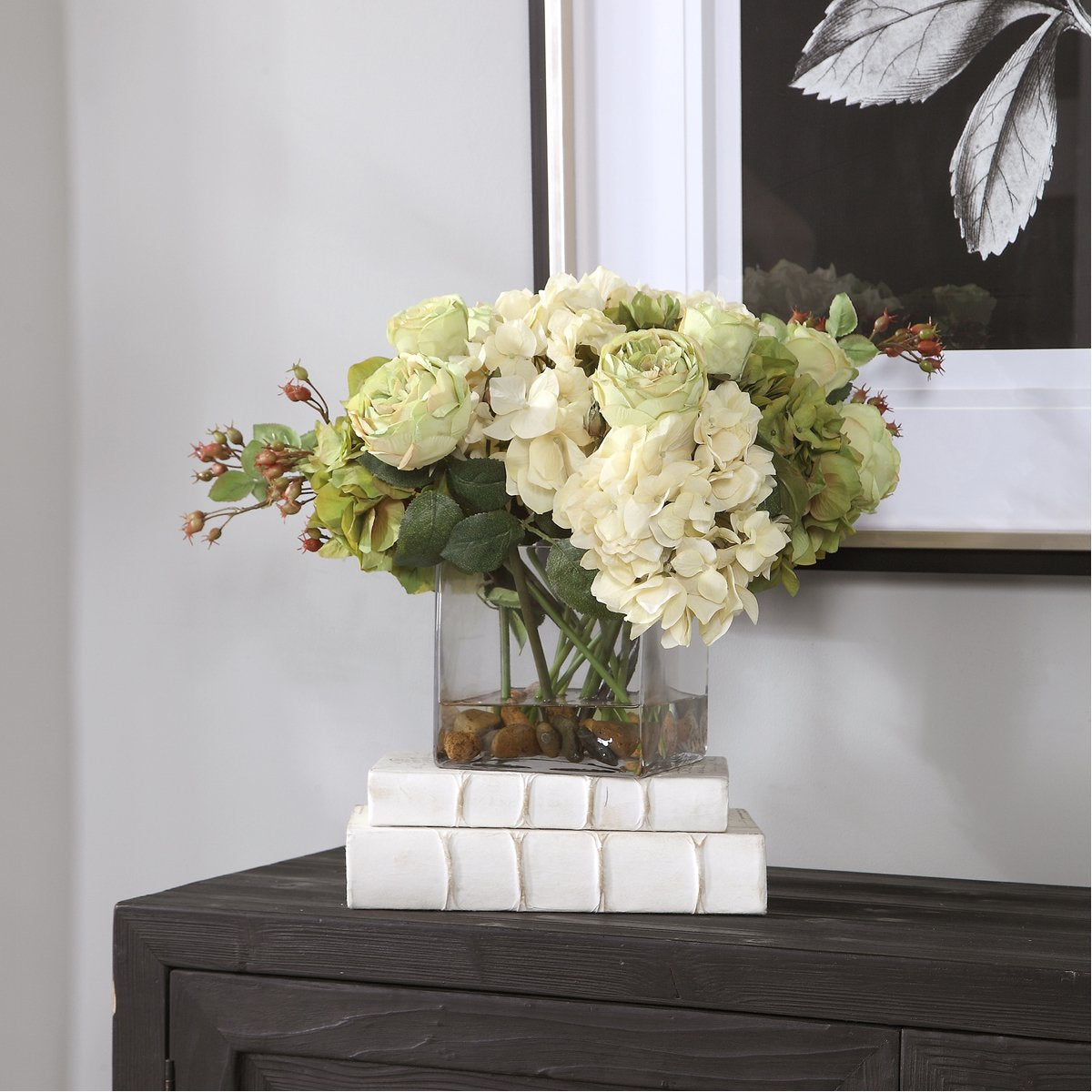 Bouquet d'hortensias Cécile le plus raffiné