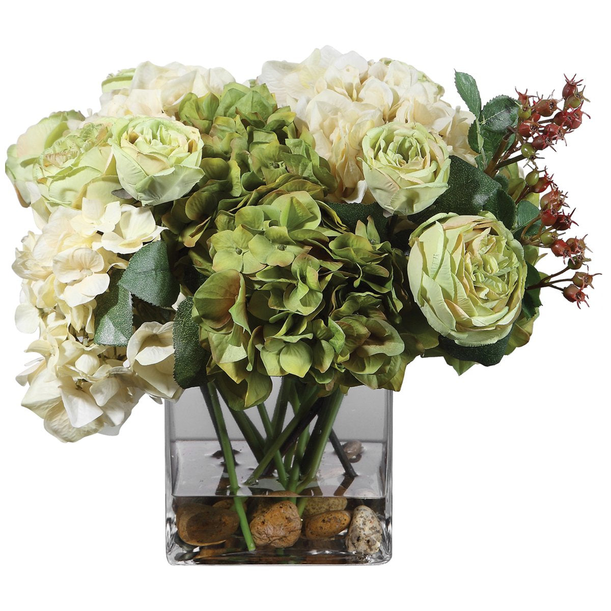 Bouquet d'hortensias Cécile le plus raffiné