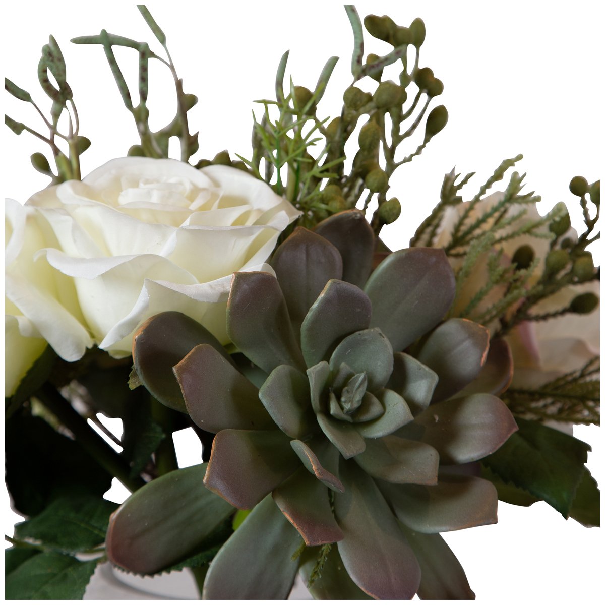 Bouquet de fleurs et vase Belmonte de la plus haute qualité
