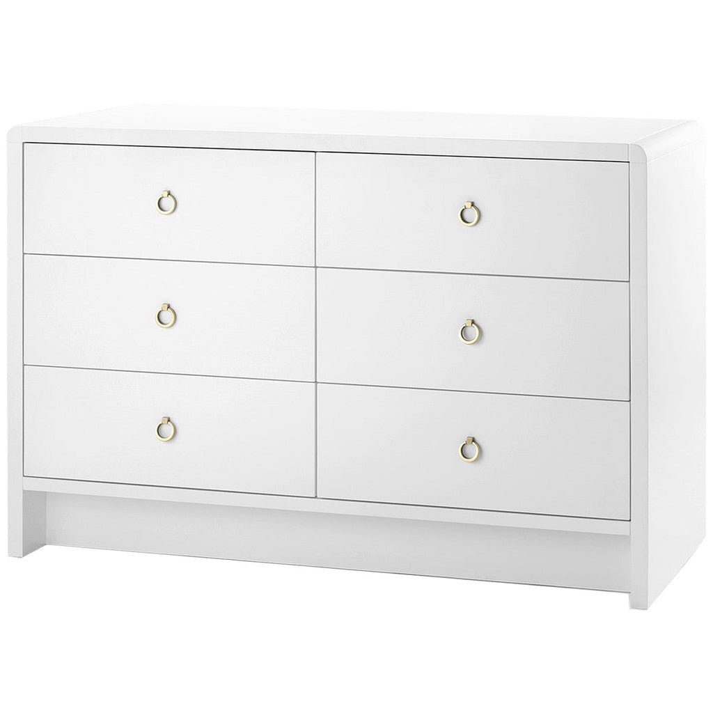 Commode extra large à 6 tiroirs Villa &amp; House White Bryant