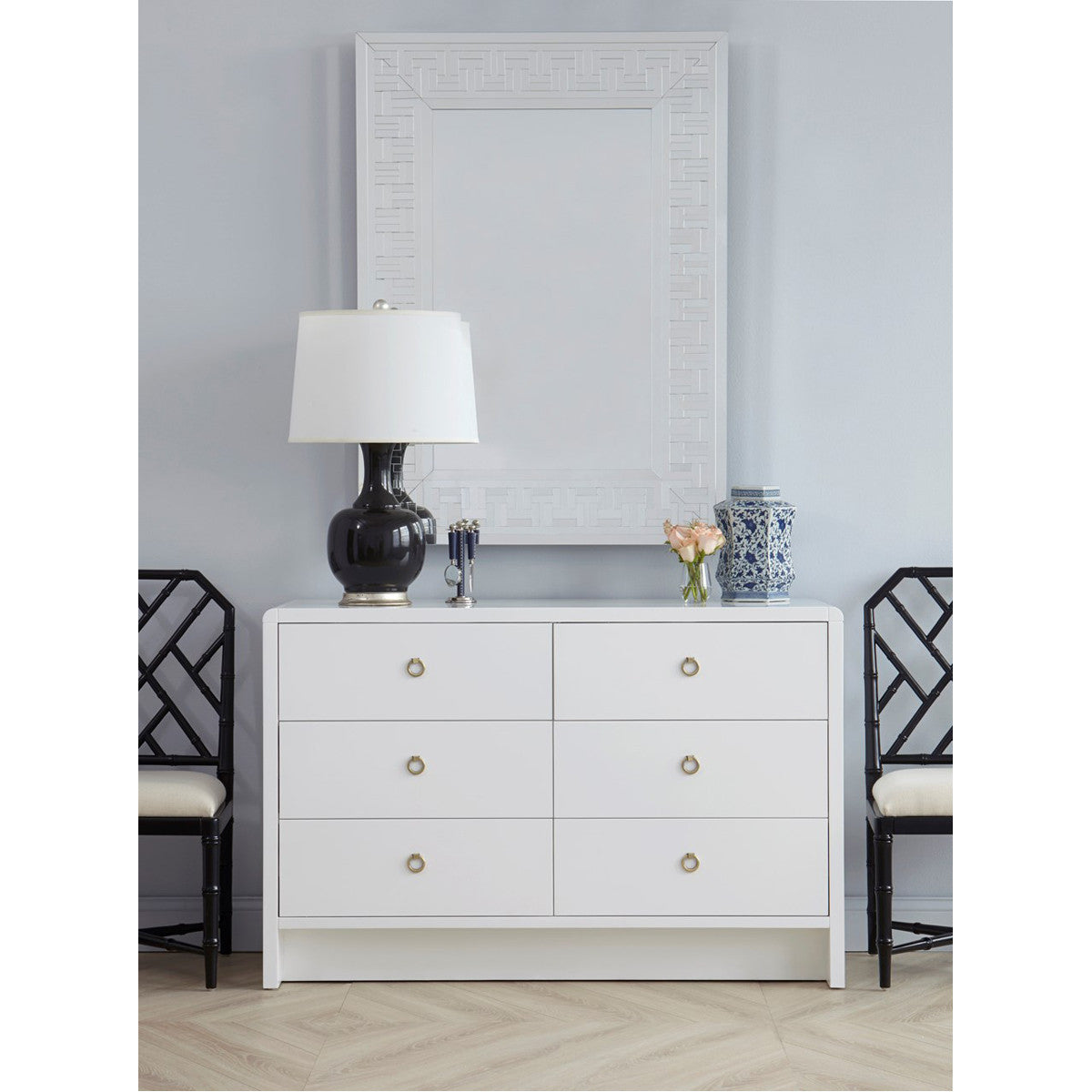 Commode extra large à 6 tiroirs Villa &amp; House White Bryant