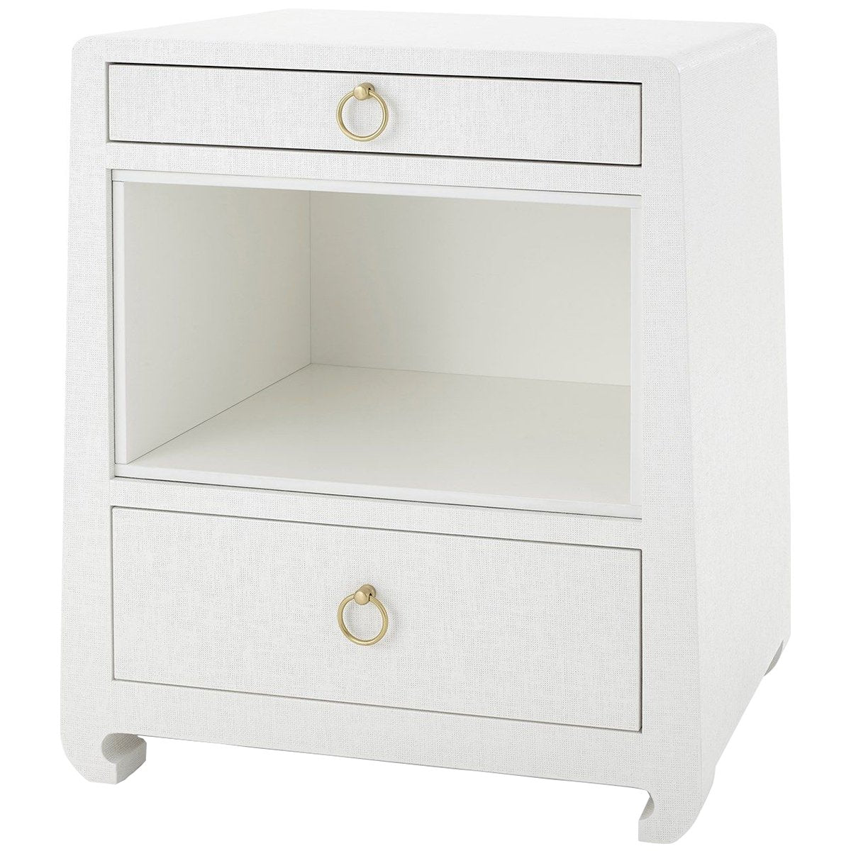 Table d'appoint 2 tiroirs Villa &amp; House Ming - Blanc