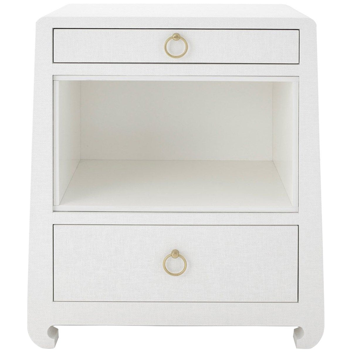 Table d'appoint 2 tiroirs Villa &amp; House Ming - Blanc