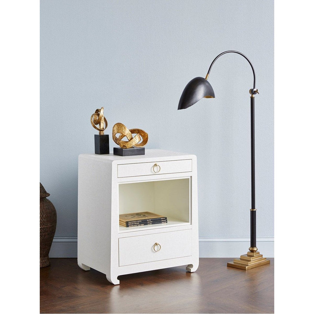 Table d'appoint 2 tiroirs Villa &amp; House Ming - Blanc