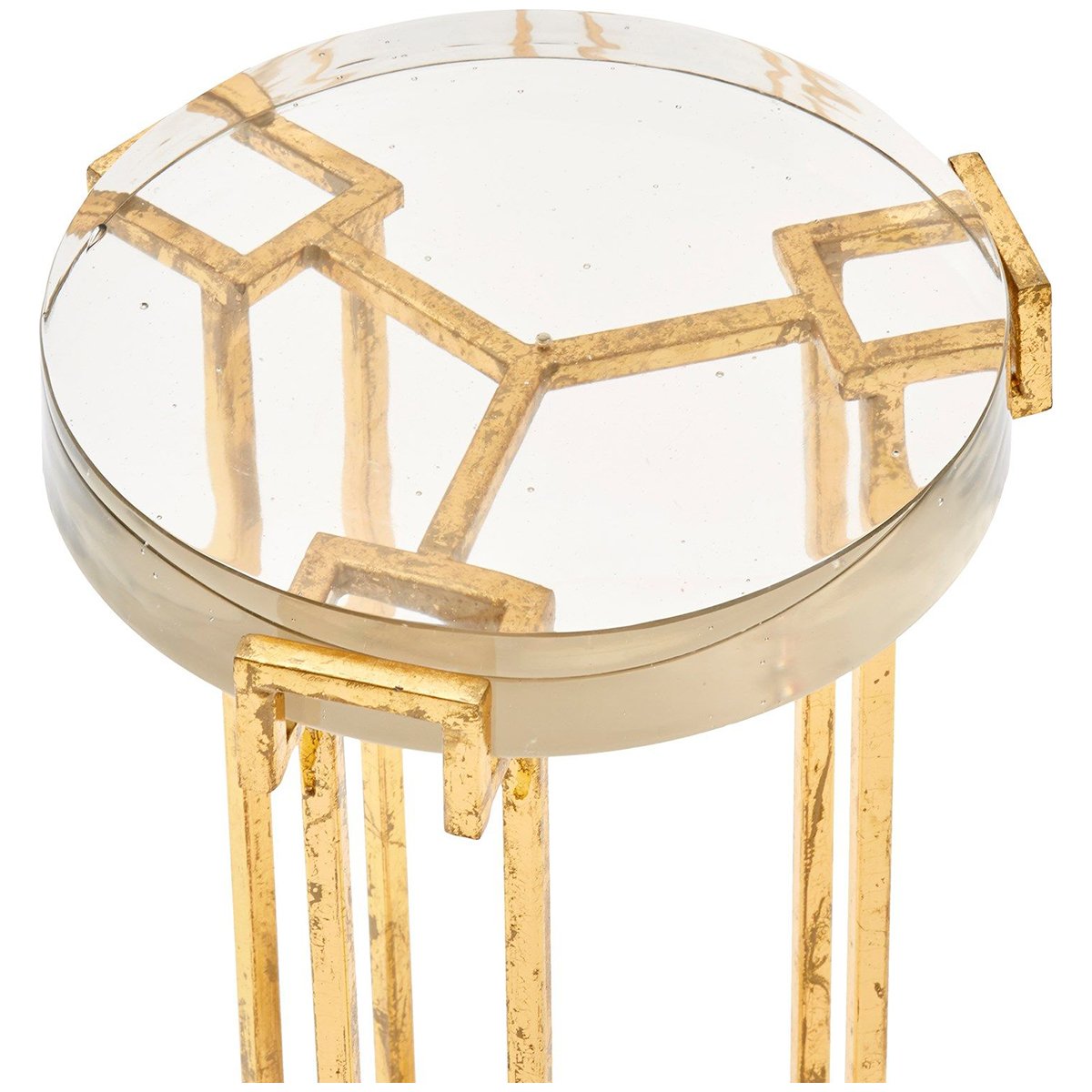 Table d'appoint ronde Prism de Villa &amp; House - Doré