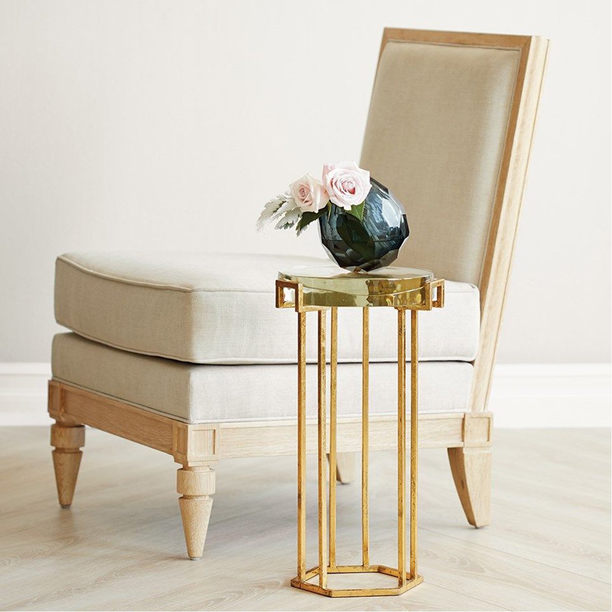 Table d'appoint ronde Prism de Villa &amp; House - Doré
