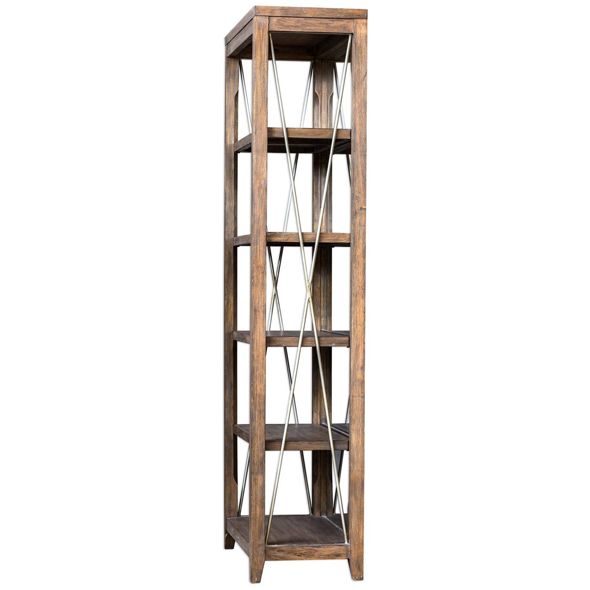 Étagère en chêne patiné Uttermost Delancey