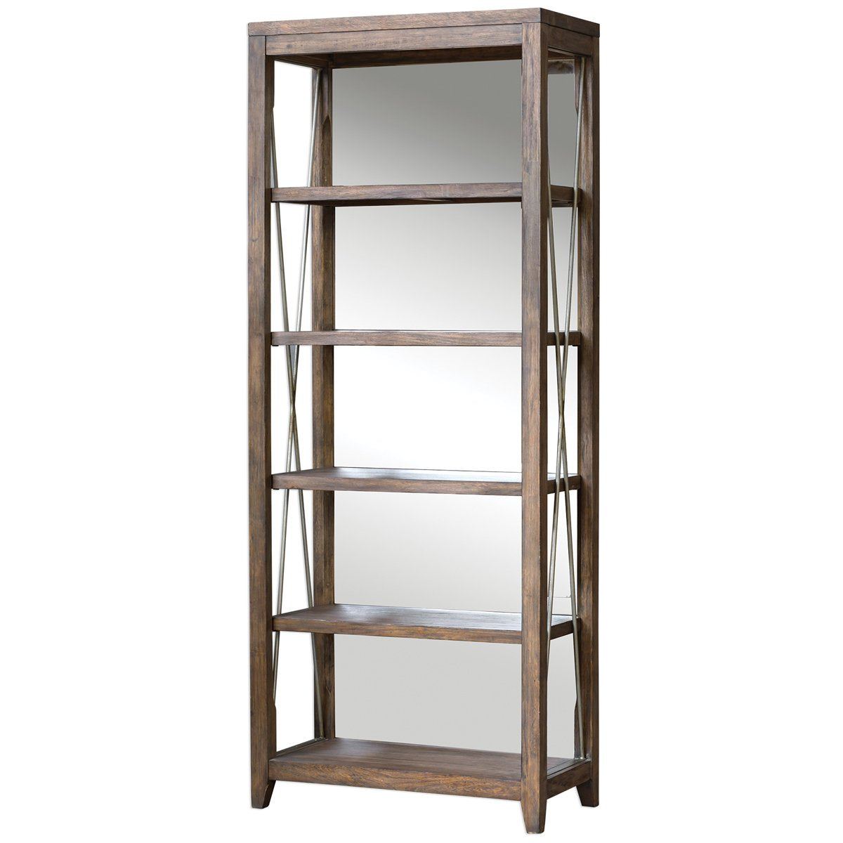 Étagère en chêne patiné Uttermost Delancey