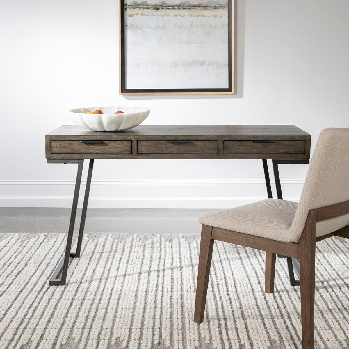 Bureau en bois naturel Uttermost Comrade