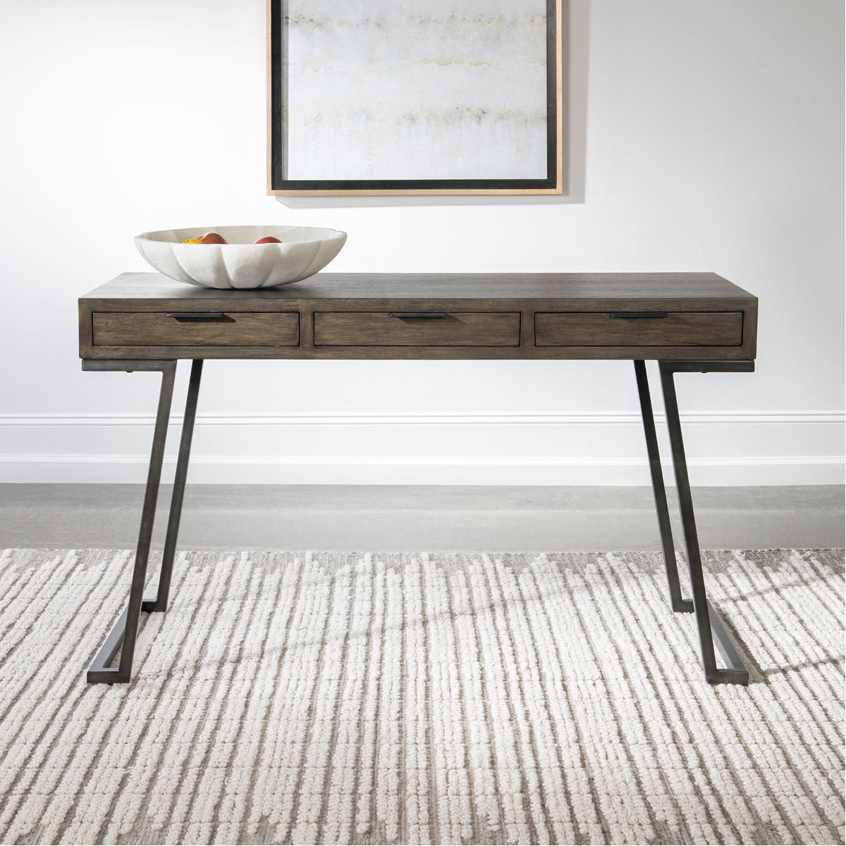 Bureau en bois naturel Uttermost Comrade