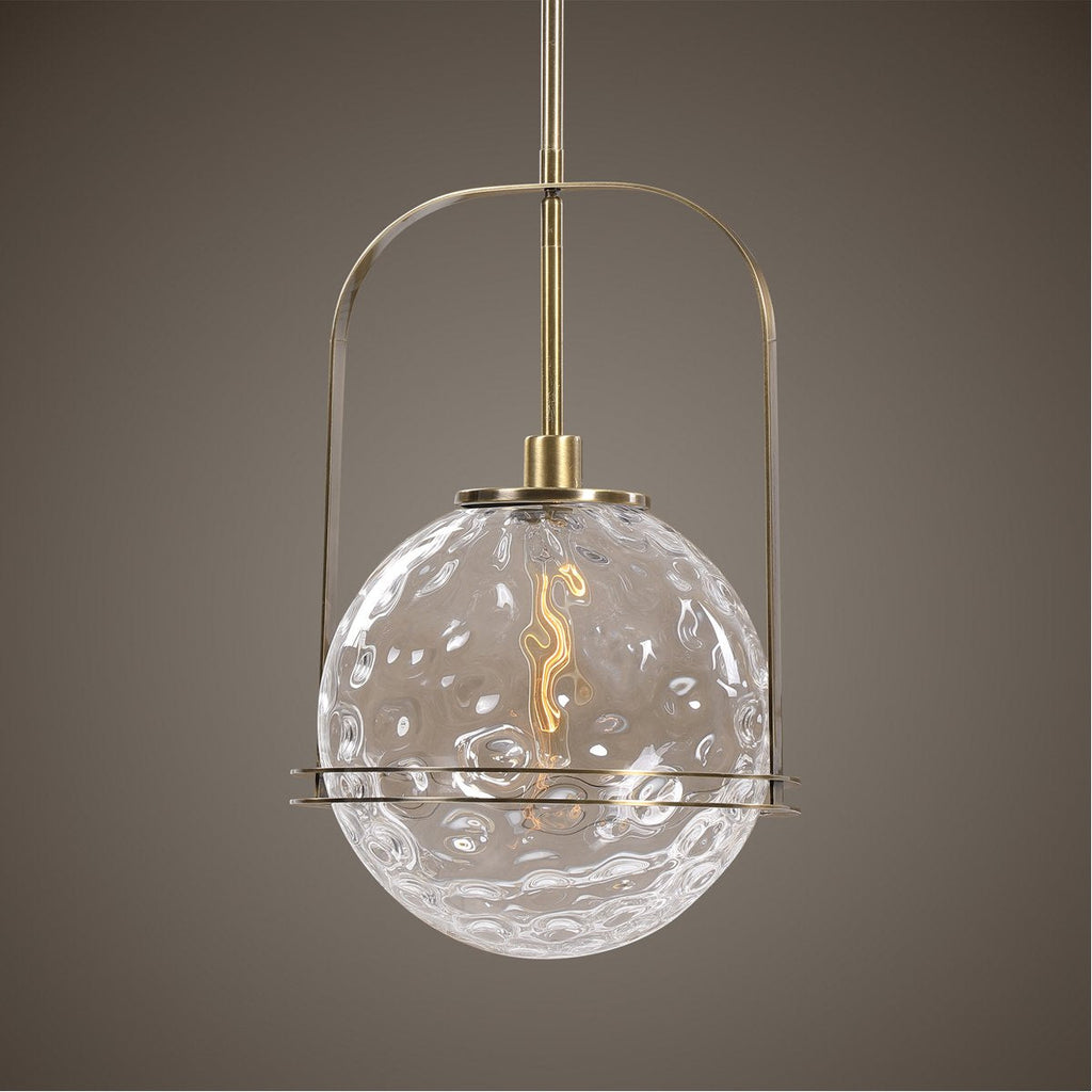 Suspension globe à 1 lumière Mimas d'Uttermost