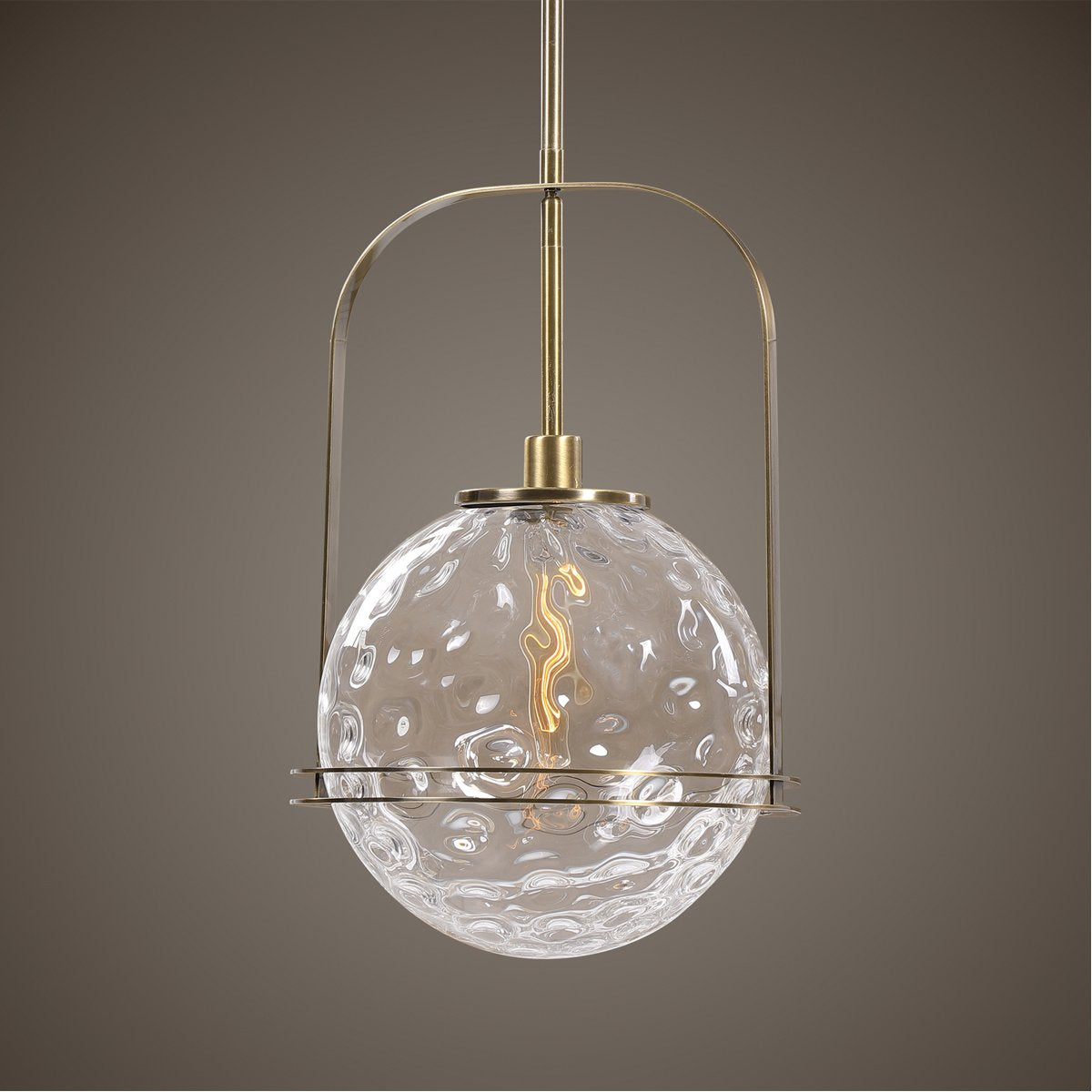 Suspension globe à 1 lumière Mimas d'Uttermost