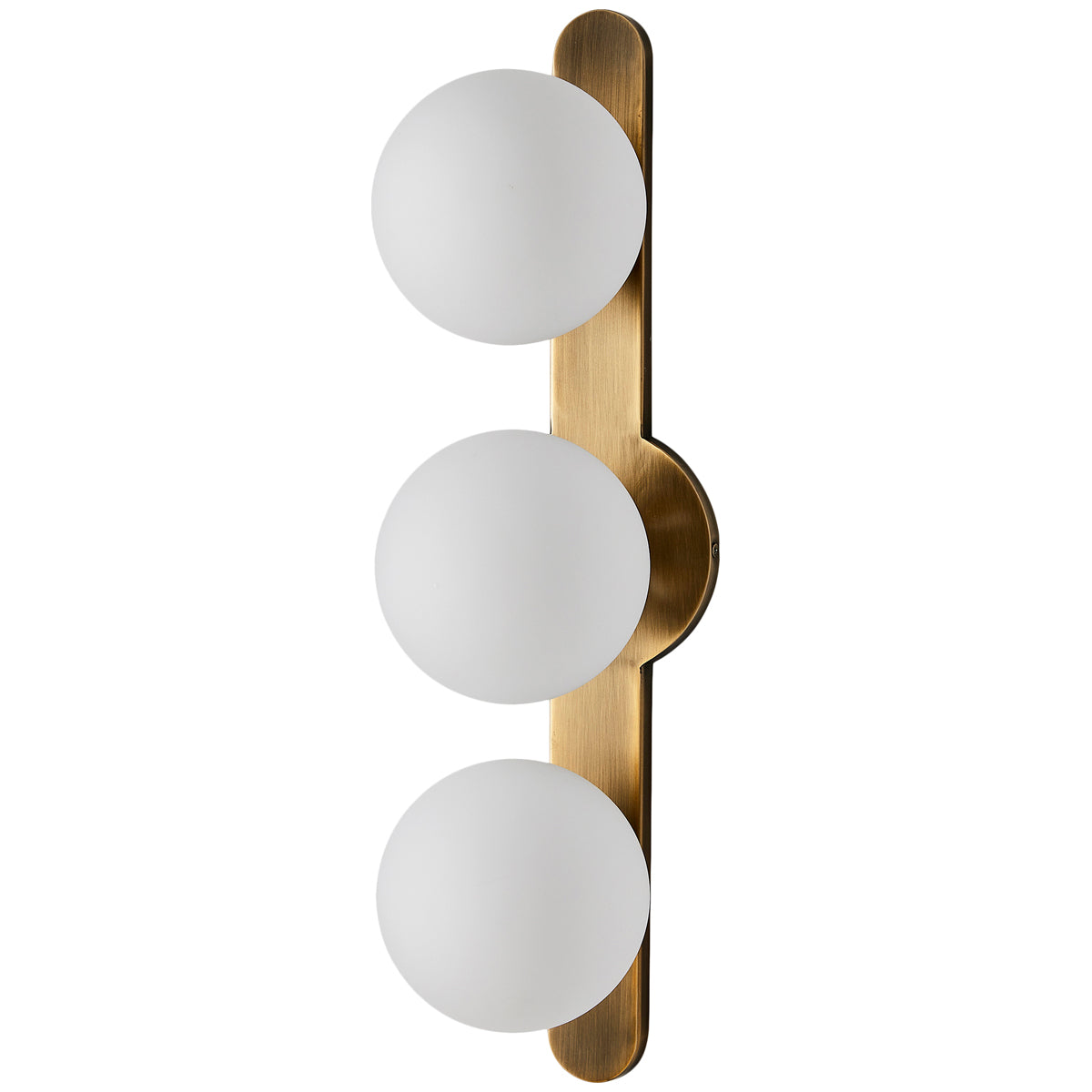 Applique à 3 lumières du milieu du siècle, style gouttelettes d'eau