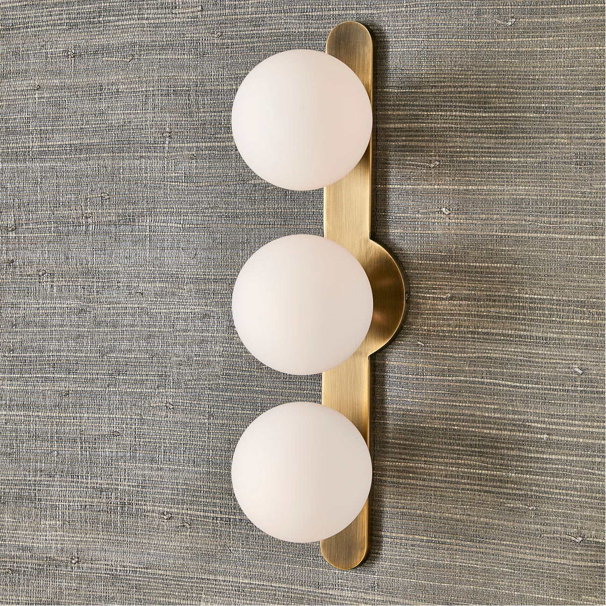 Applique à 3 lumières du milieu du siècle, style gouttelettes d'eau