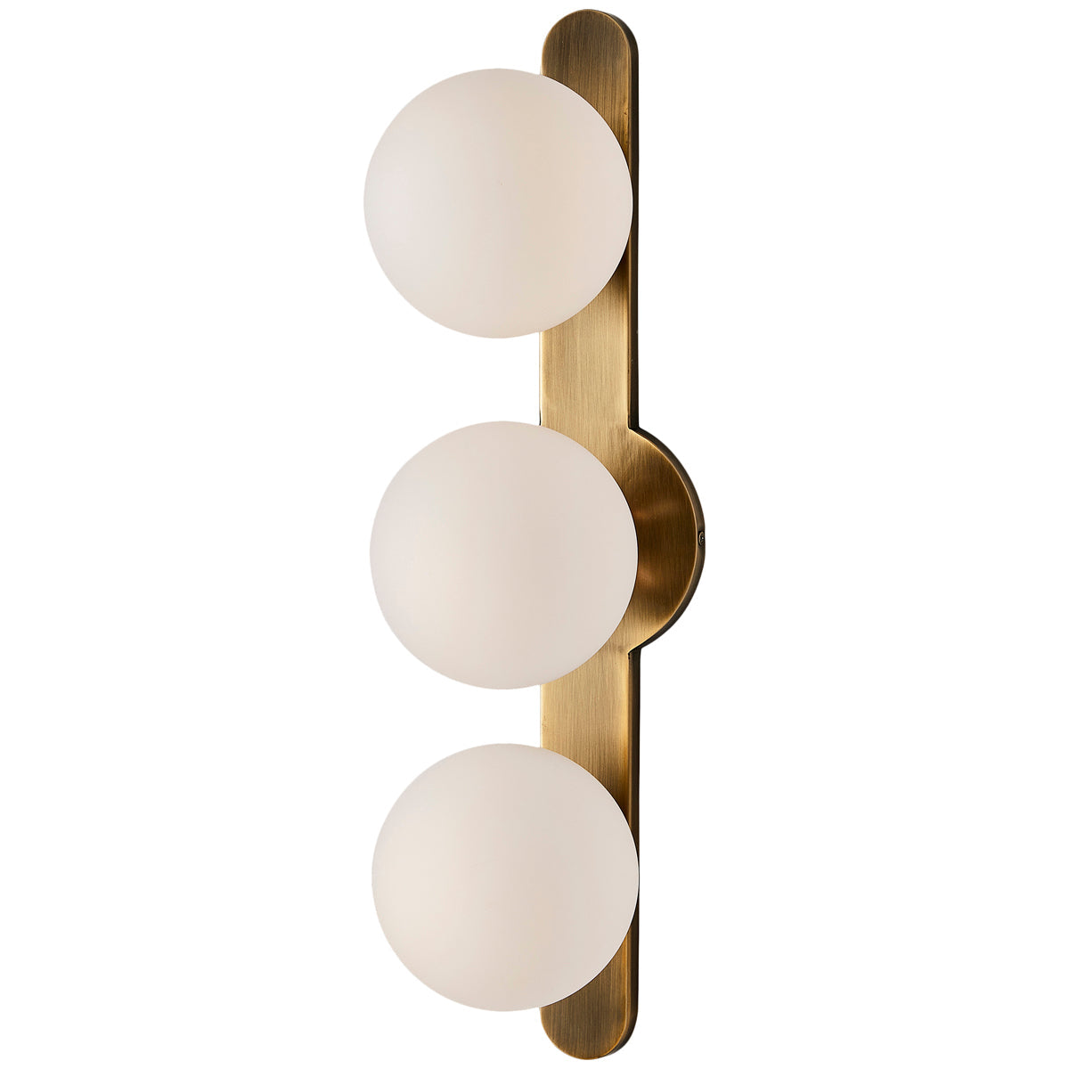 Applique à 3 lumières du milieu du siècle, style gouttelettes d'eau