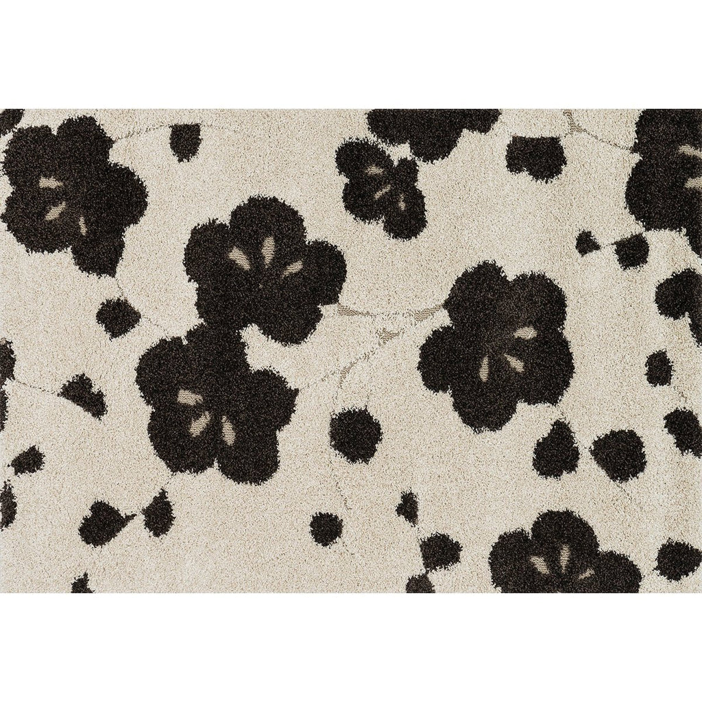 Tapis tissé à la machine Loloi Enchant EN-08 Ivoire Expresso
