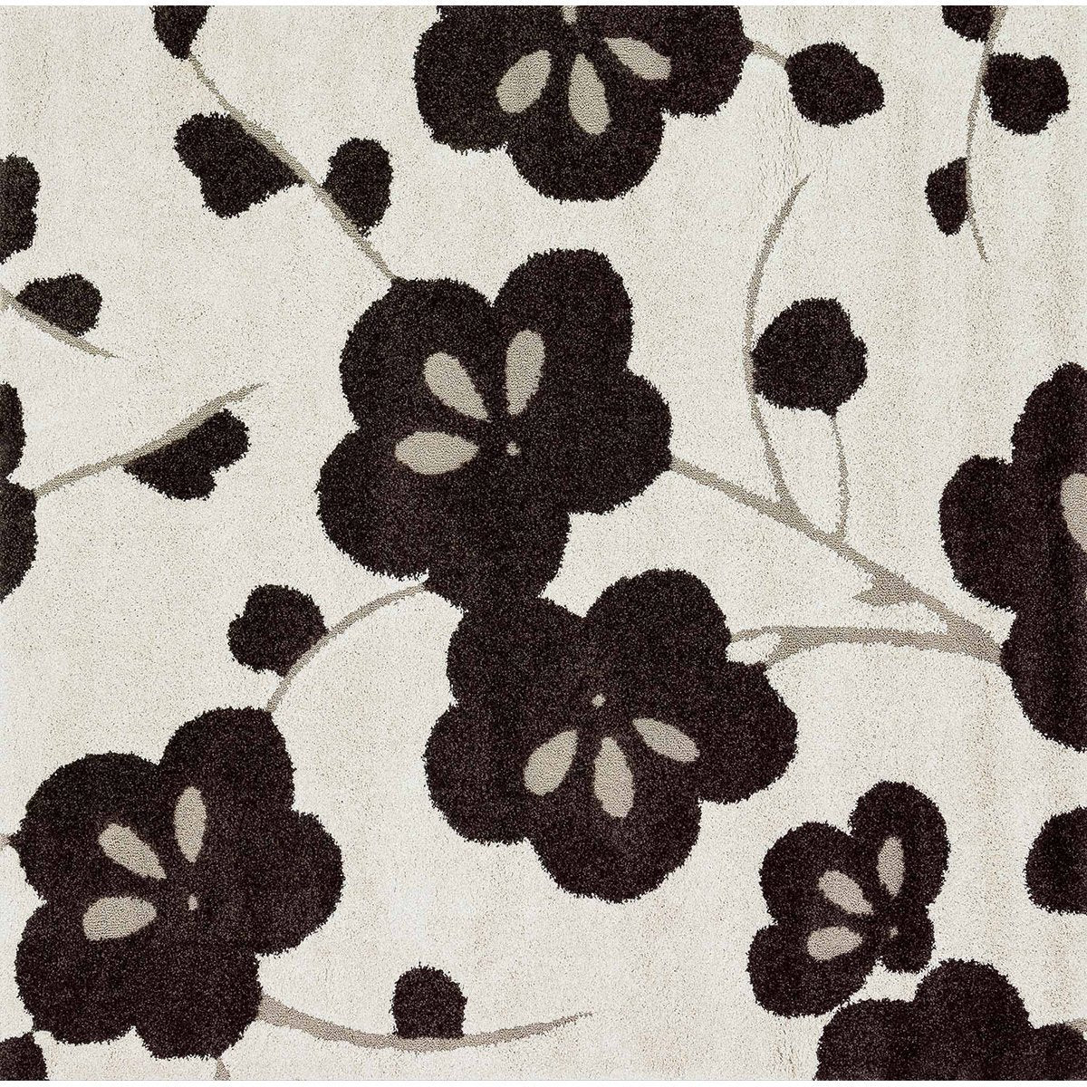 Tapis tissé à la machine Loloi Enchant EN-08 Ivoire Expresso