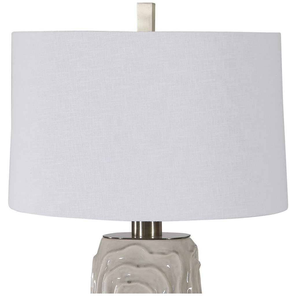 Lampe de table Uttermost Zade gris chaud