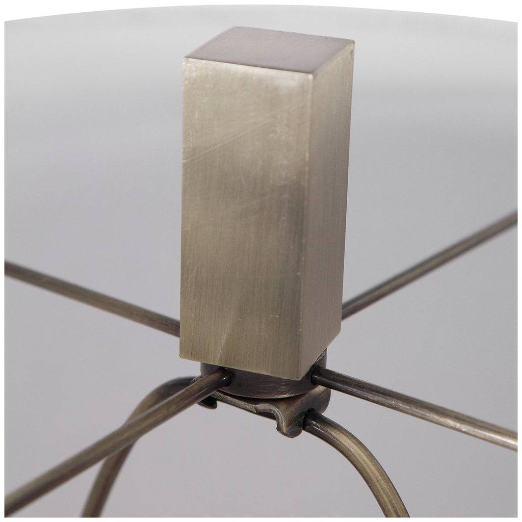 Lampe de table Uttermost Zade gris chaud