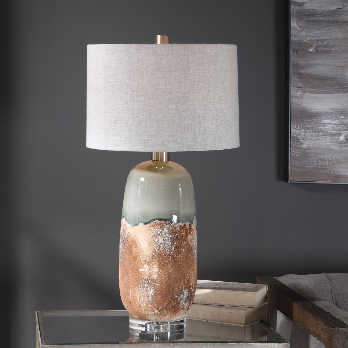 Lampe de table en céramique Uttermost Maggie