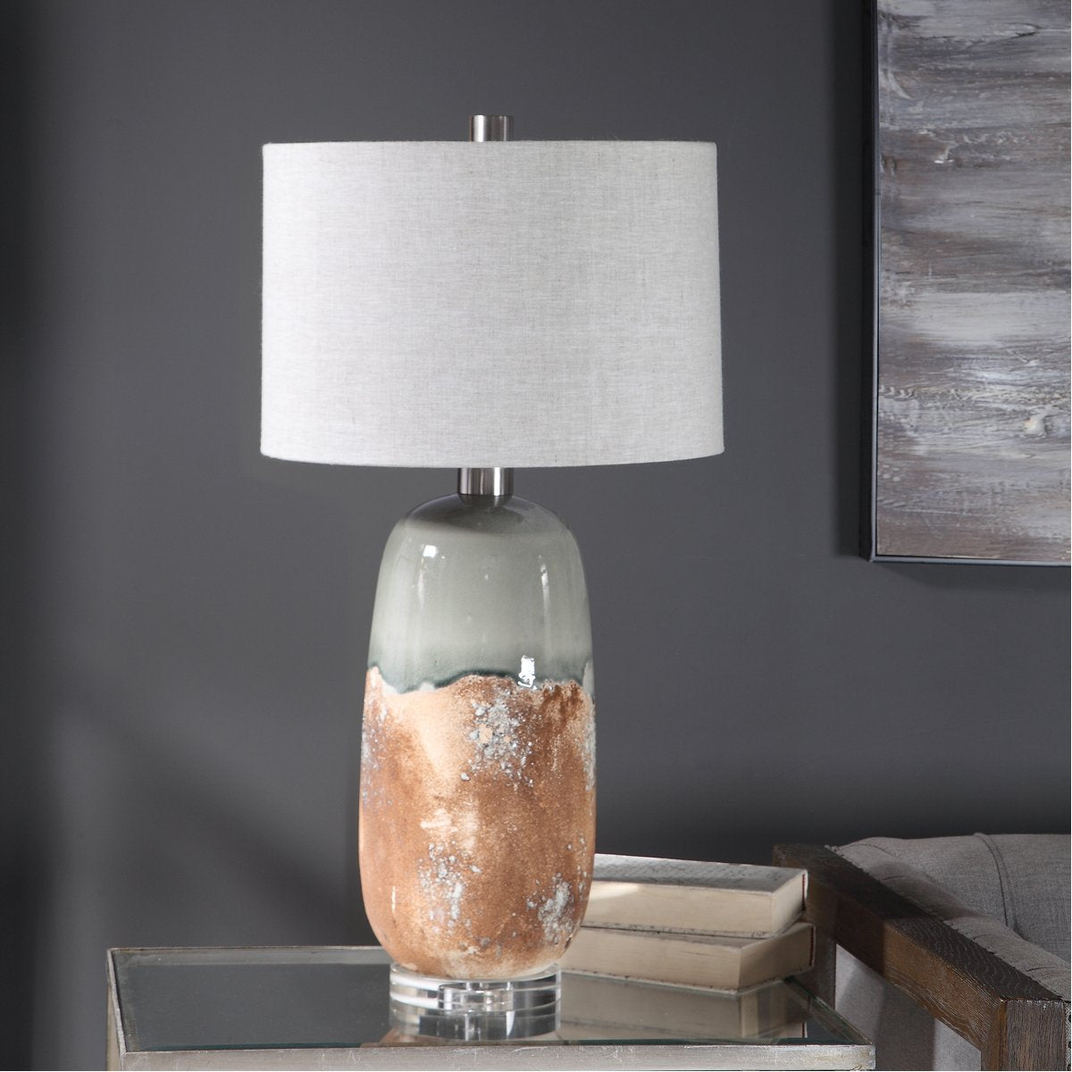 Lampe de table en céramique Uttermost Maggie