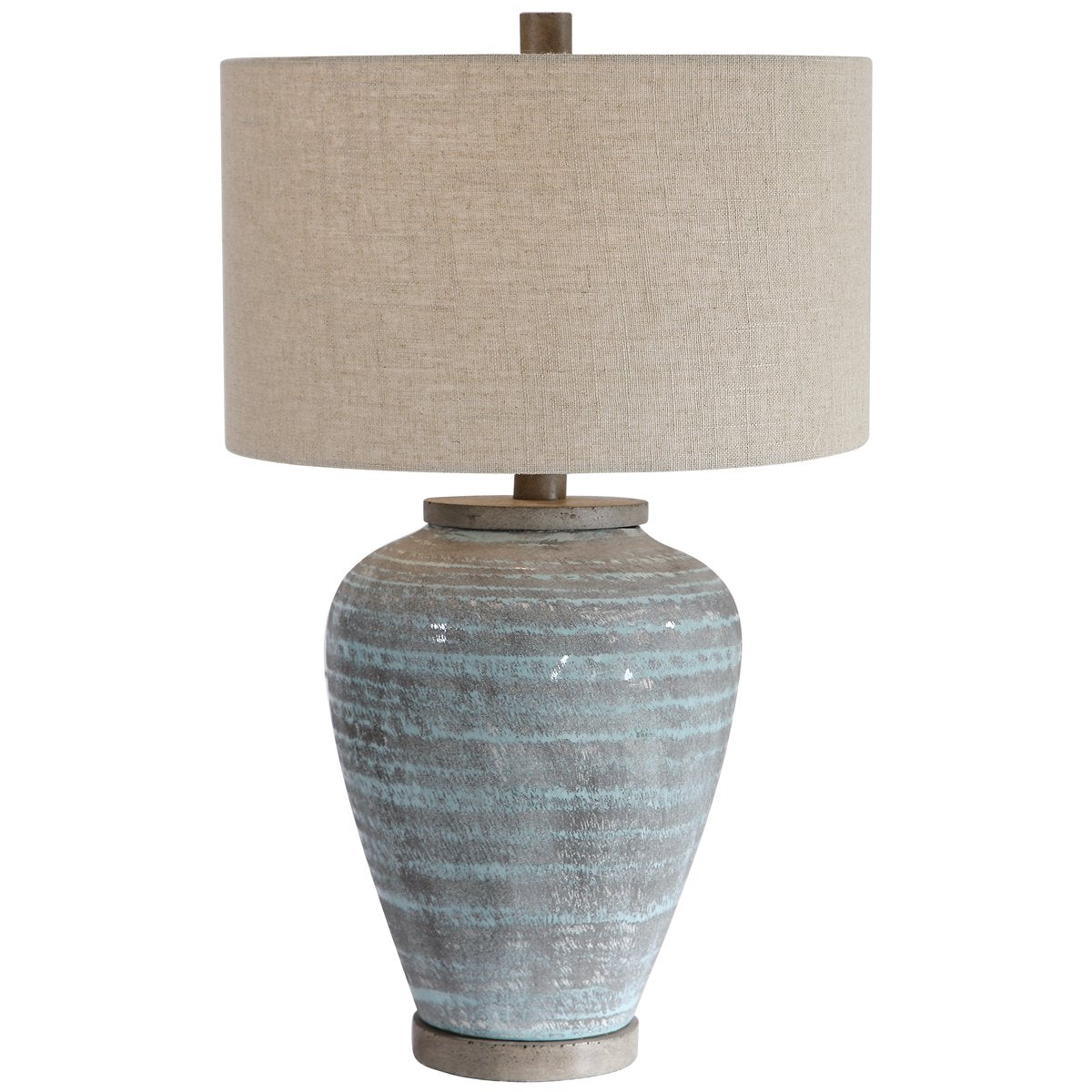 Lampe de table Uttermost Pelia Light Aqua