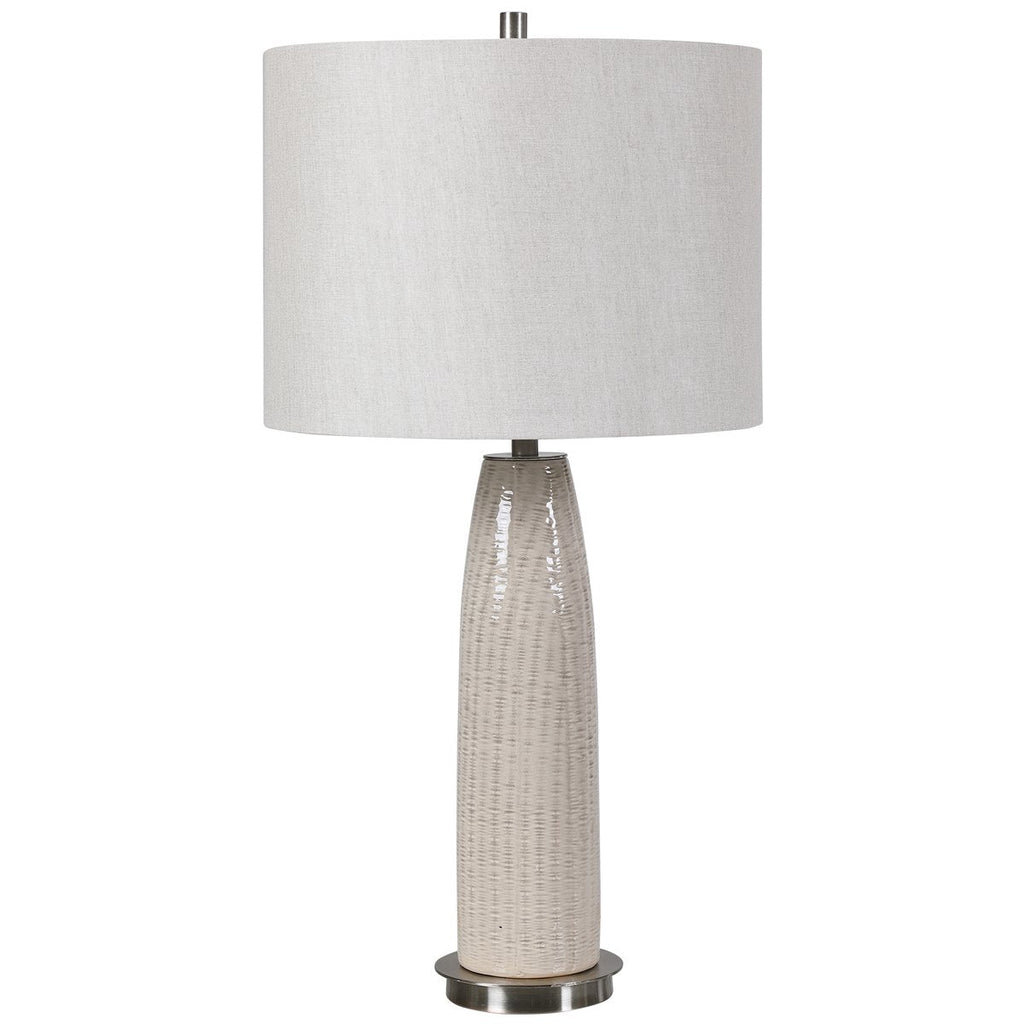Lampe de table Uttermost Delgado gris clair