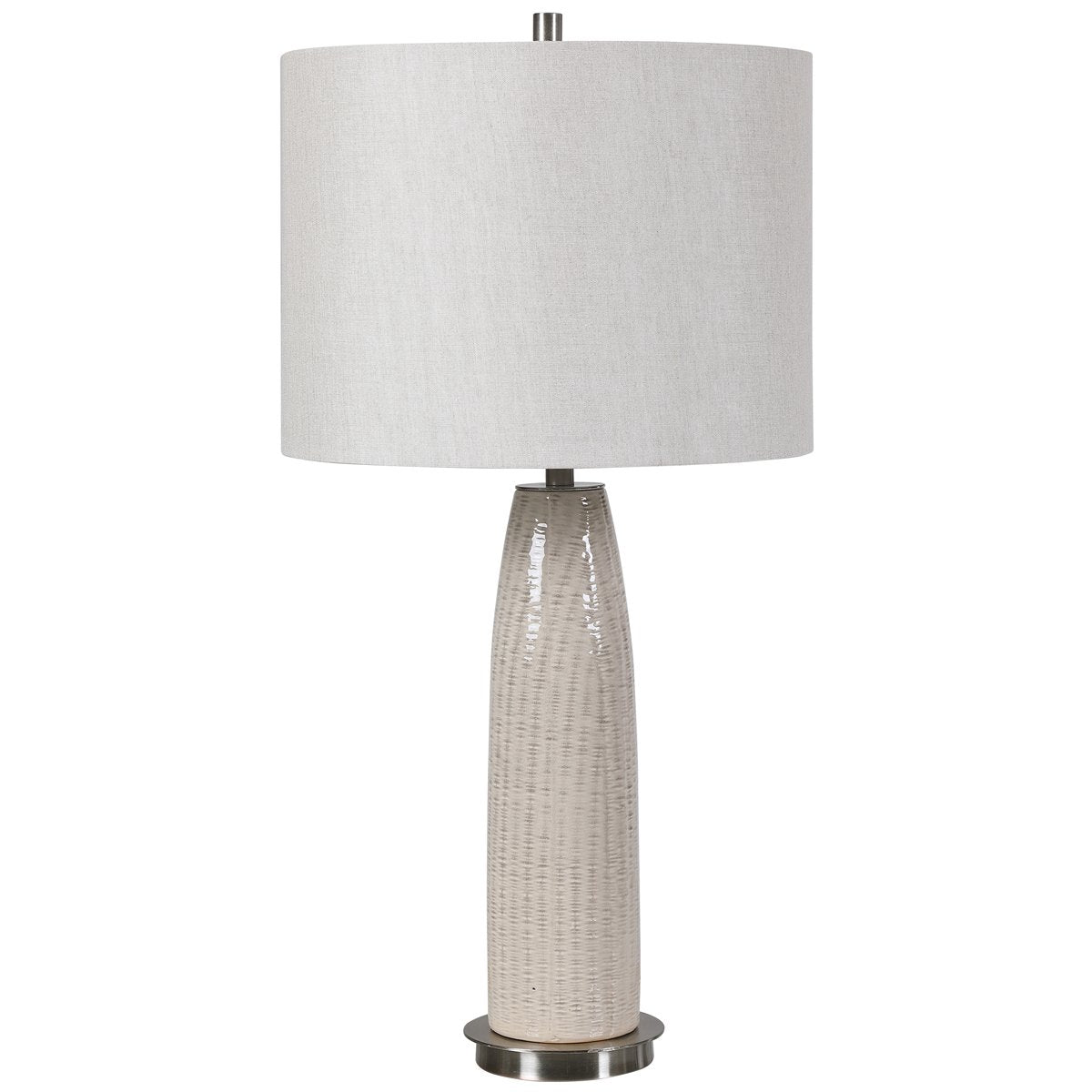 Lampe de table Uttermost Delgado gris clair