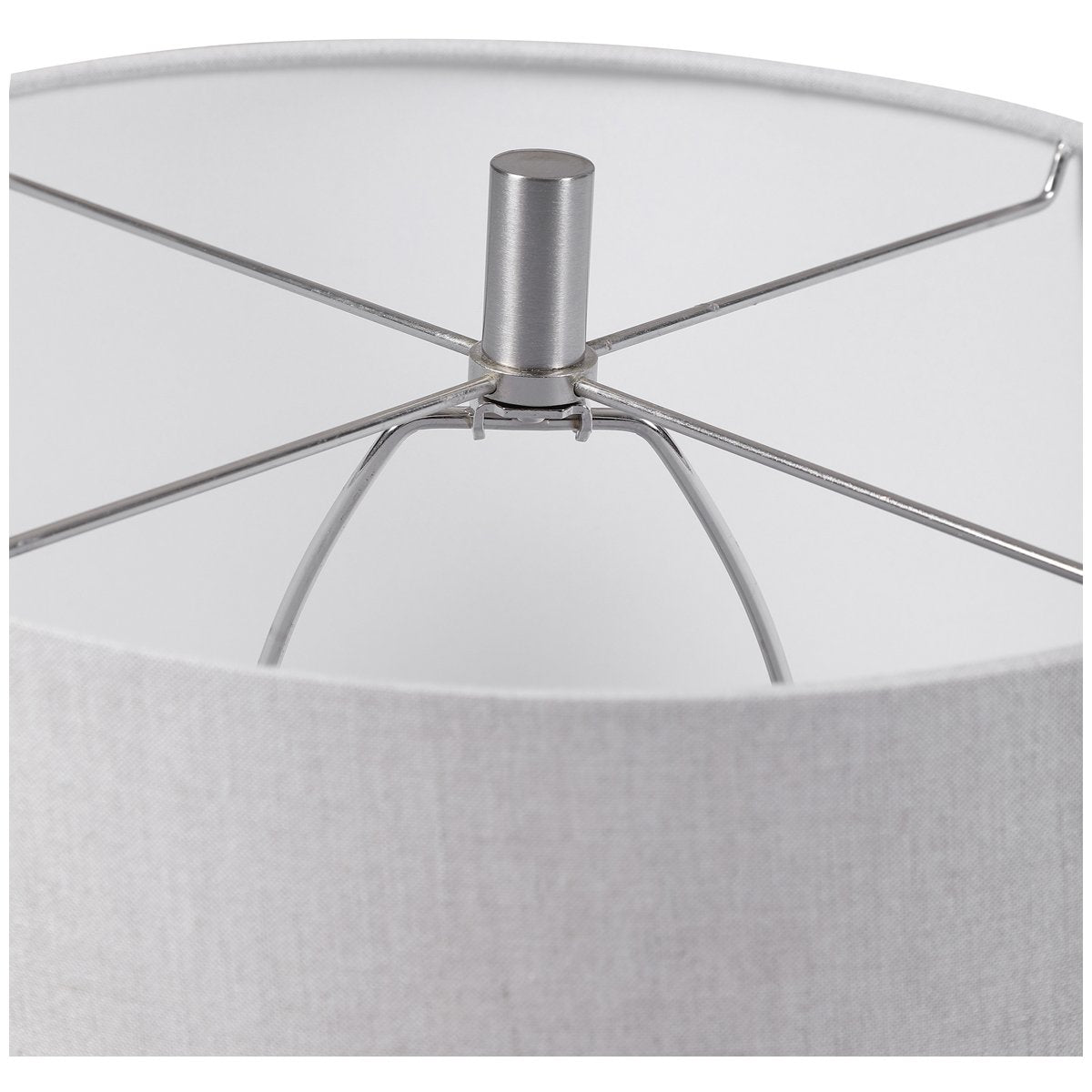 Lampe de table Uttermost Delgado gris clair