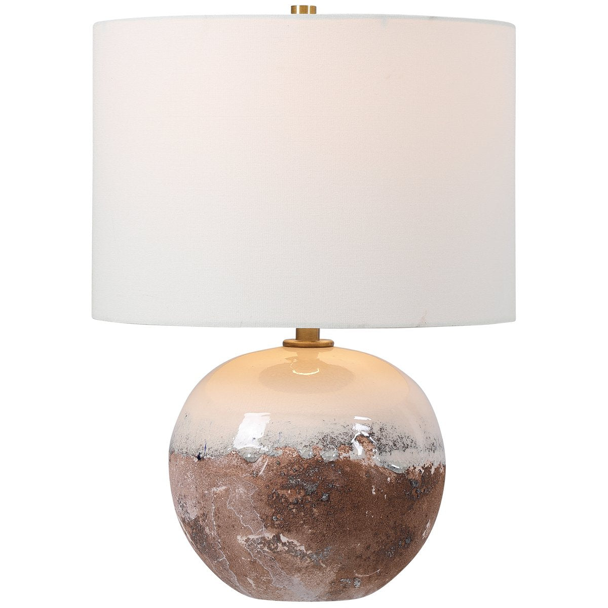 Lampe d'appoint en terre cuite Uttermost Durango
