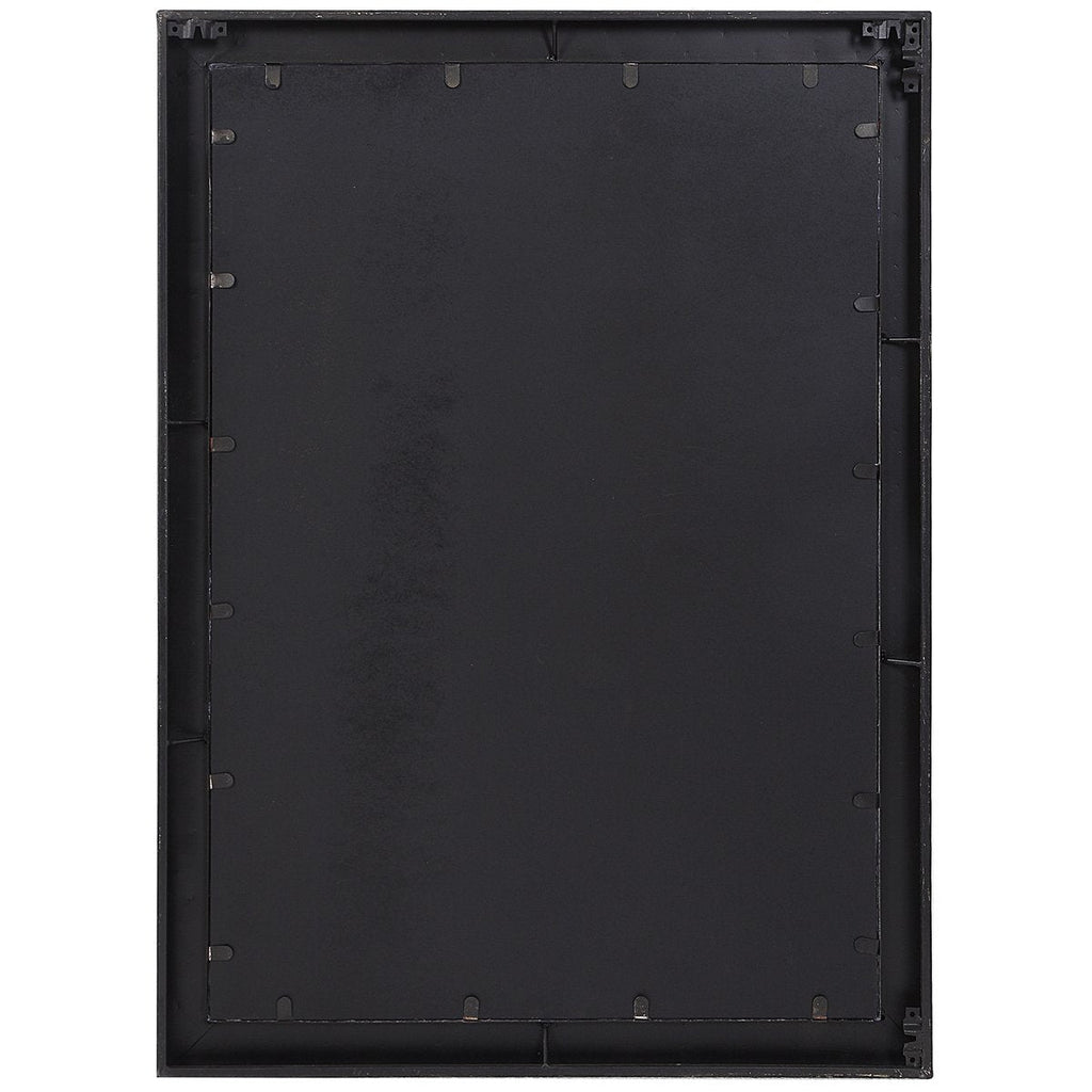 Miroir de courtoisie noir vieilli Uttermost Gower