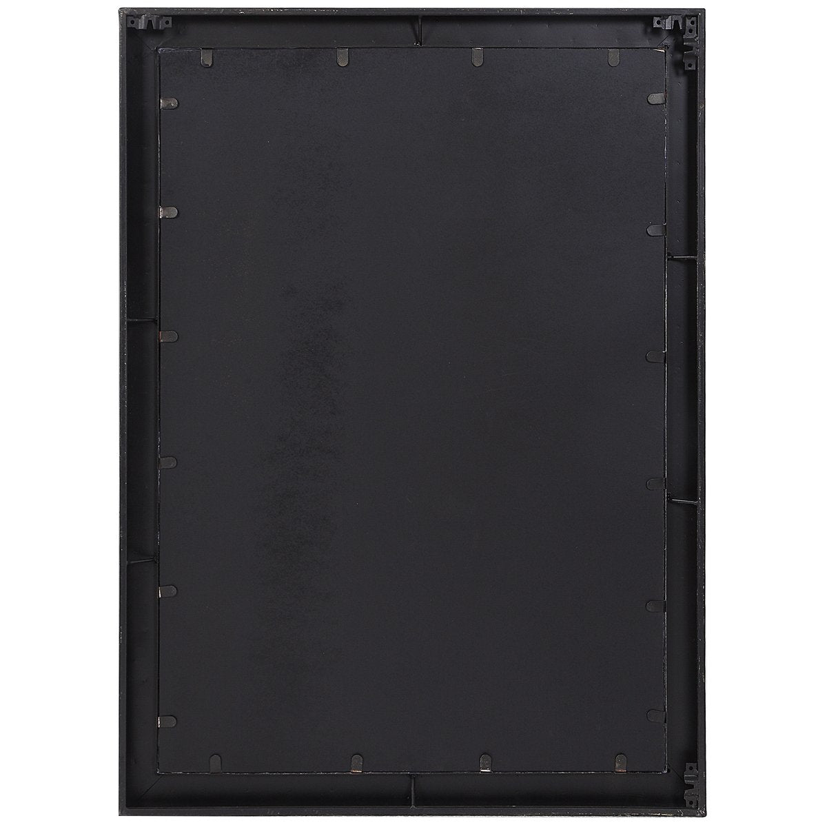 Miroir de courtoisie noir vieilli Uttermost Gower