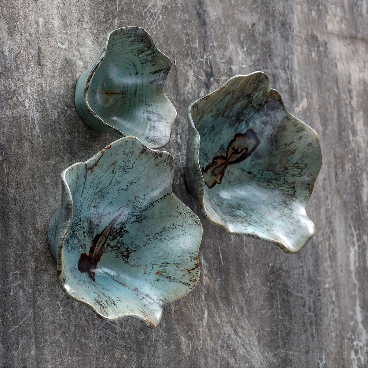 Décoration murale en bois Uttermost Teo, ensemble de 3 pièces