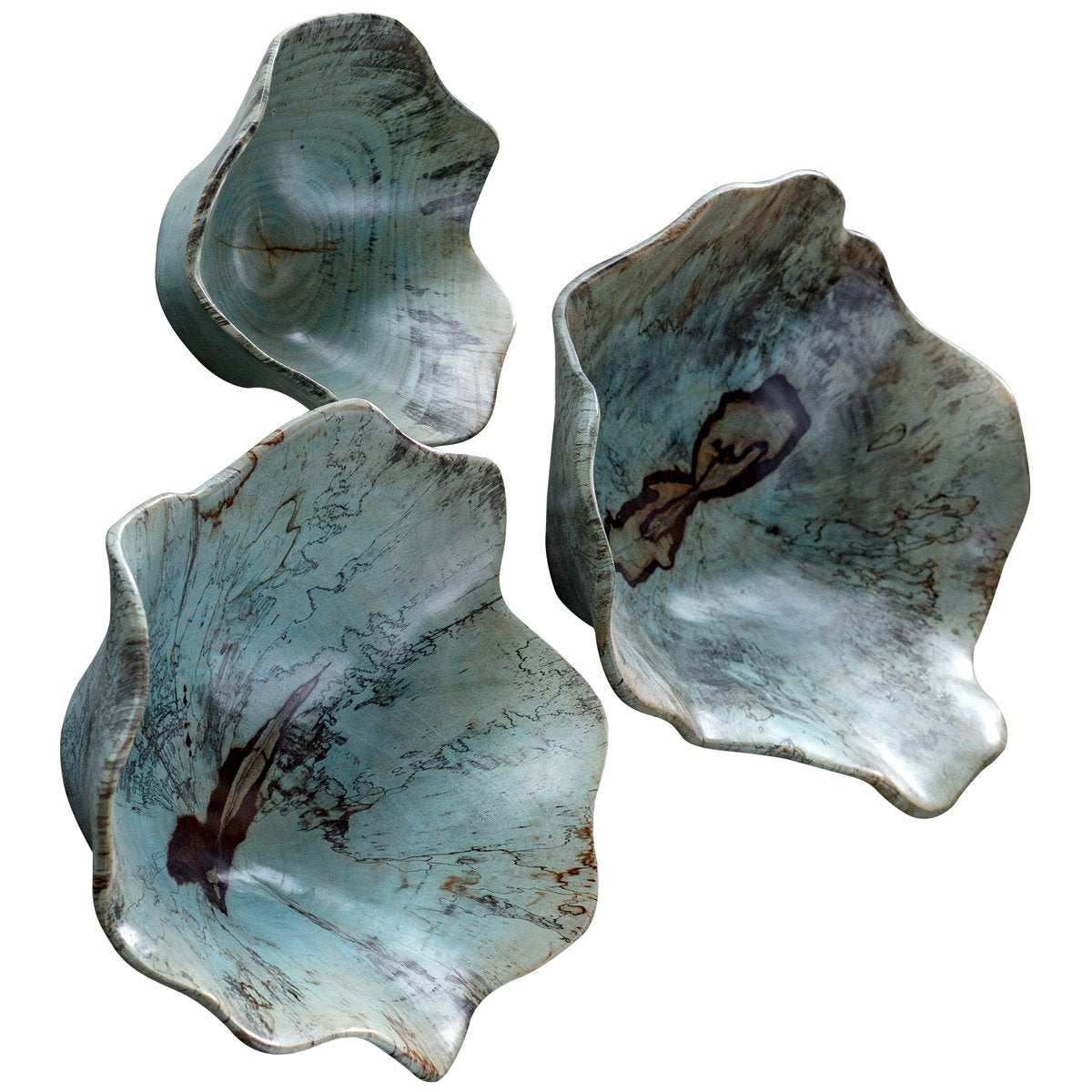 Décoration murale en bois Uttermost Teo, ensemble de 3 pièces