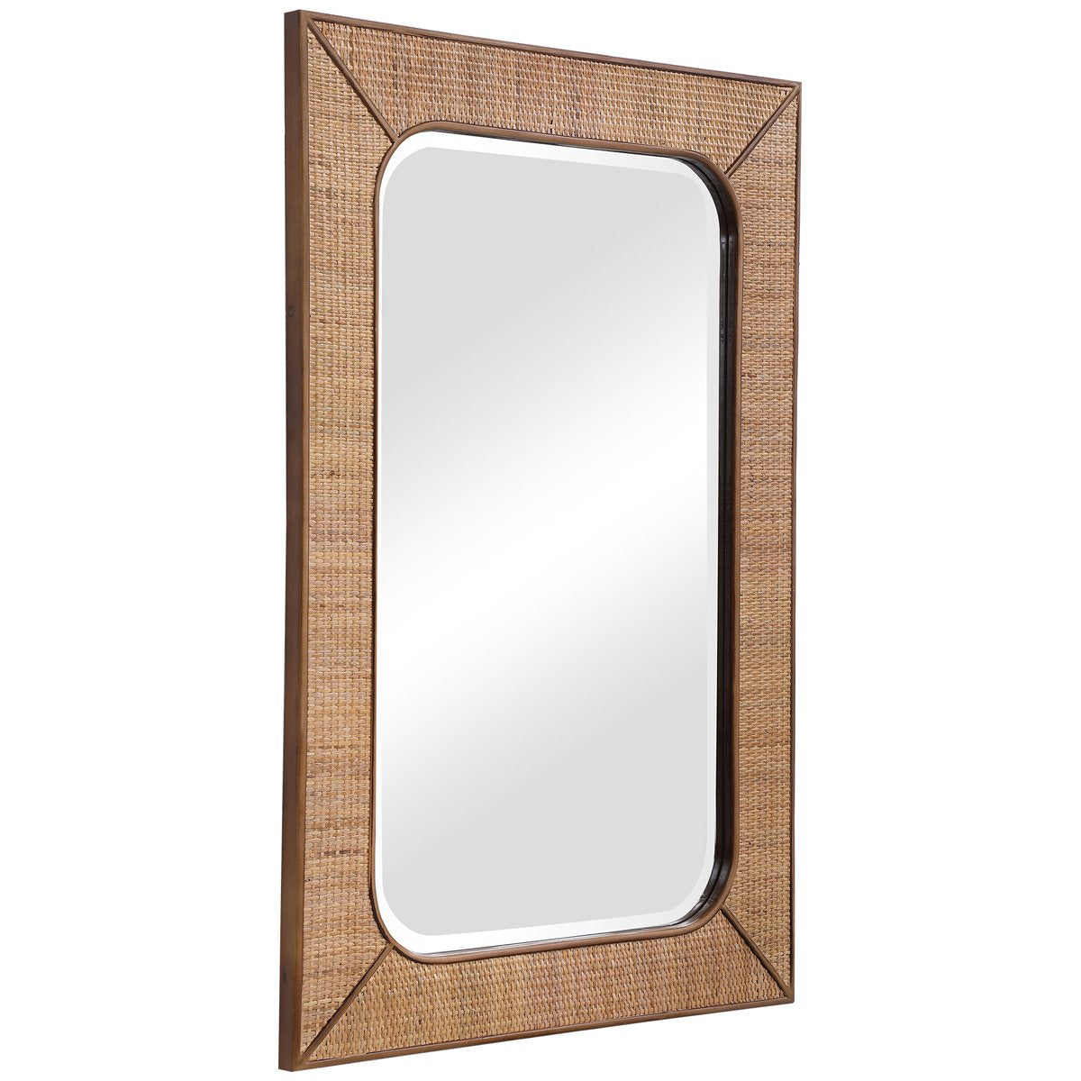 Miroir en rotin Uttermost Tahiti