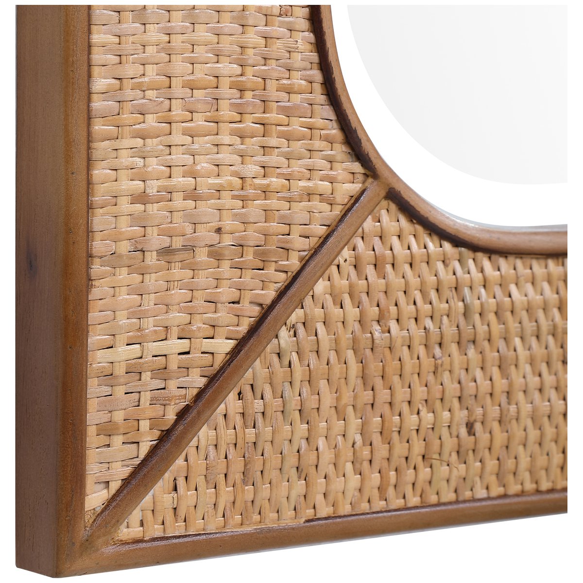 Miroir en rotin Uttermost Tahiti