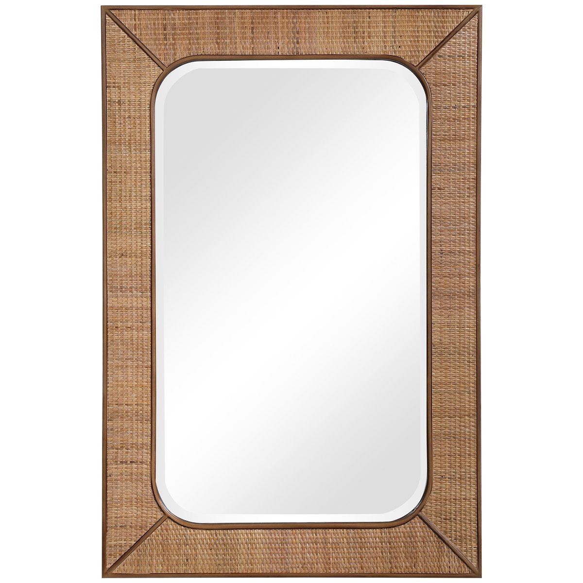 Miroir en rotin Uttermost Tahiti